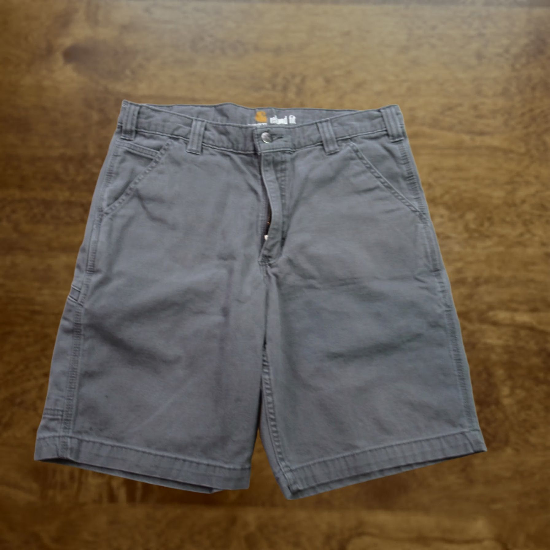 Carhartt Carhartt Shorts Mens 34 Lightweight Outdoor Pockets Relaxed Fit Cargo Gray Size US 30 / EU 46 - 1 Thumbnail