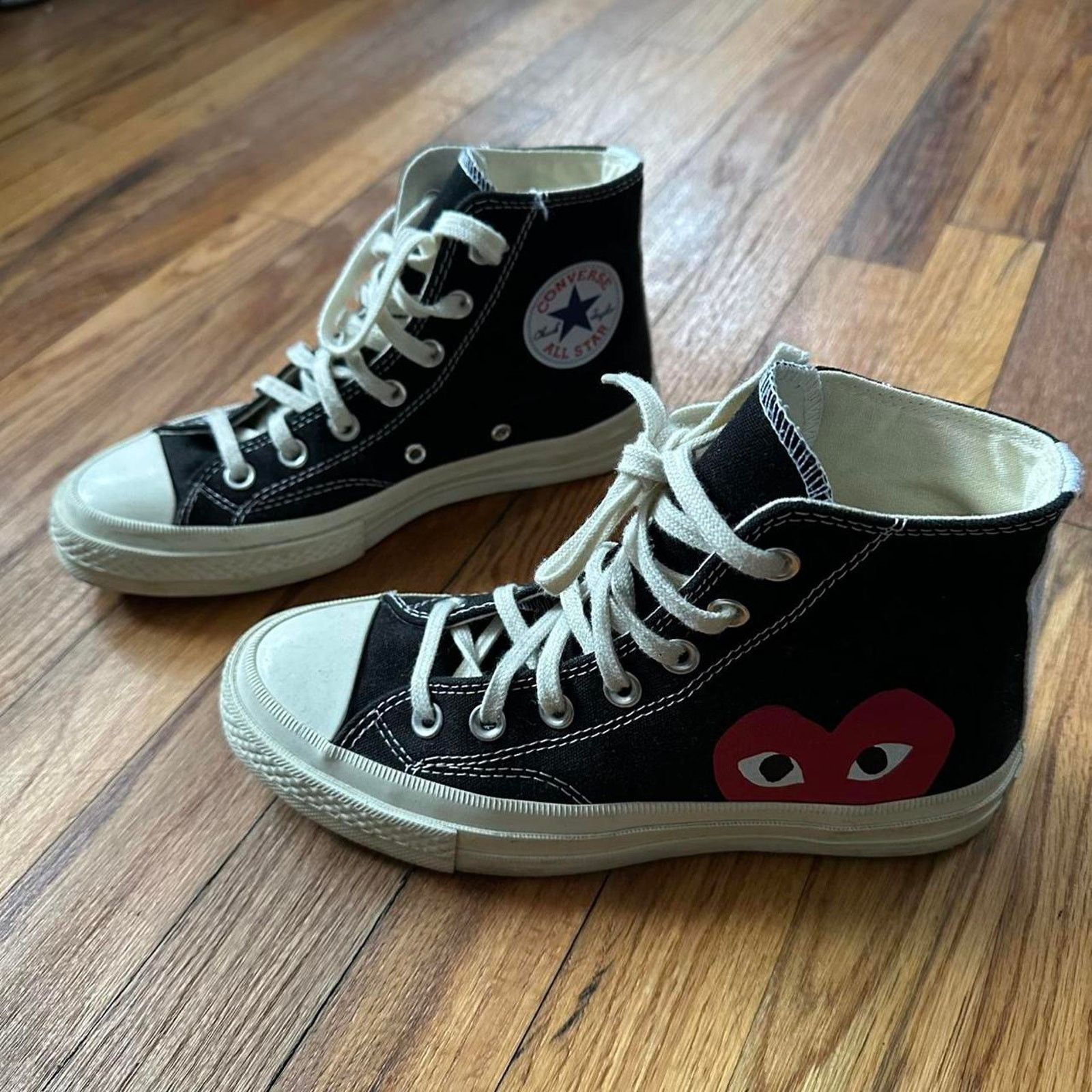 Comme des Garcons Comme Des Garcons Hi Top Converse Sneaker Chuck size 5.5 MEN Size US 7.5 / IT 37.5 - 5 Thumbnail