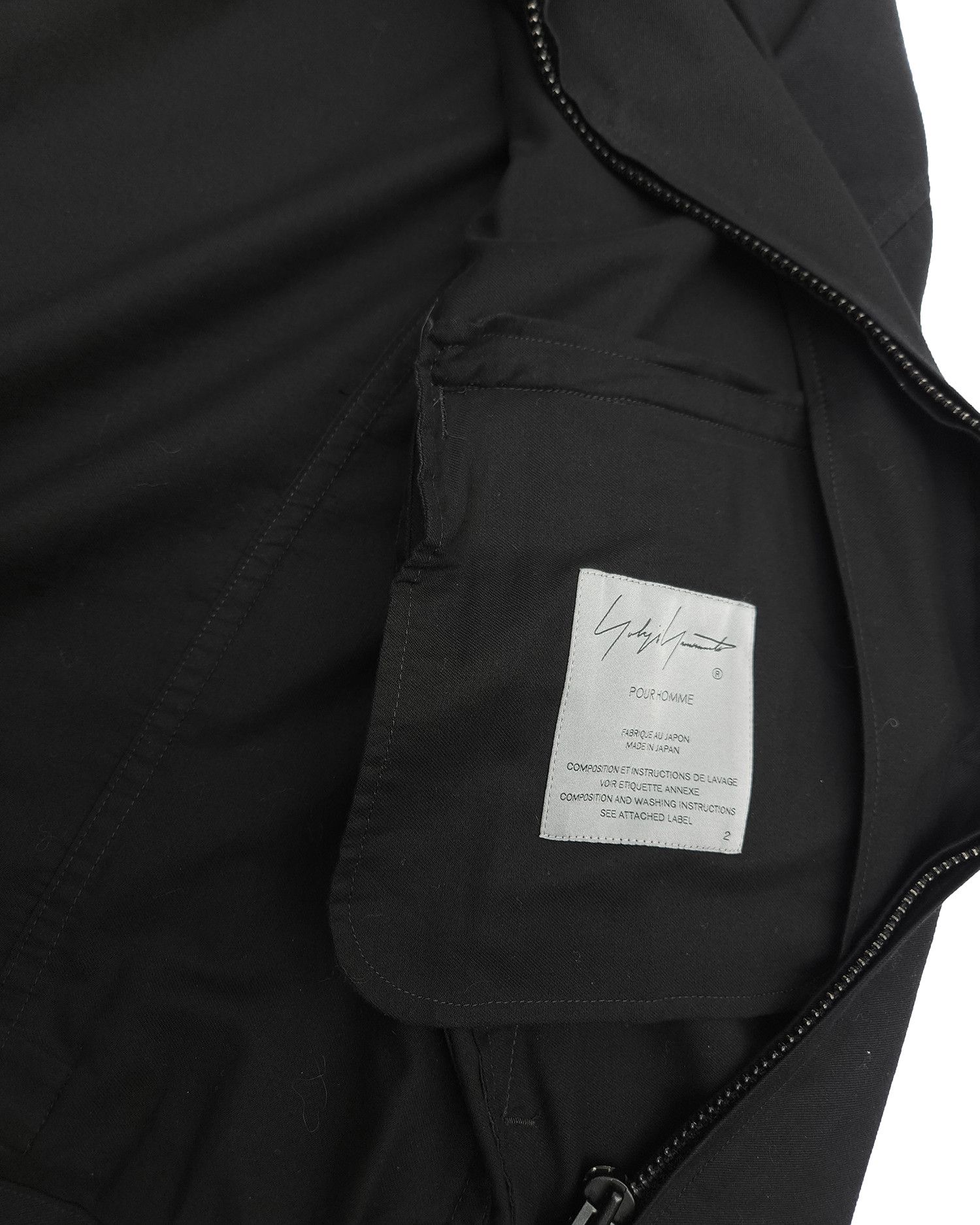 Yohji Yamamoto Yohji Yamamoto Pour Homme One Layer Single Riders Jacket Size US M / EU 48-50 / 2 - 5 Thumbnail