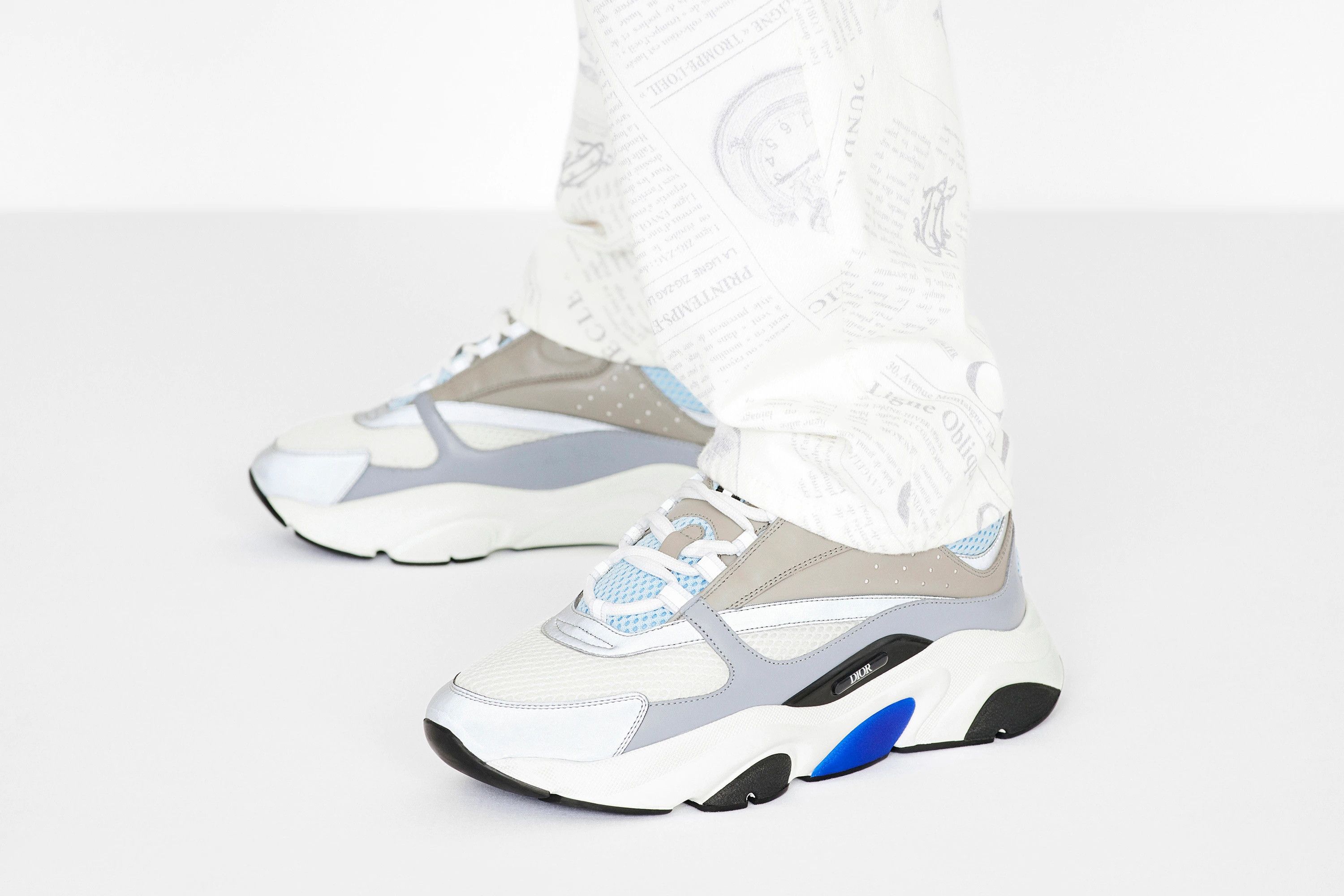 Dior os11x1225 B22 Low-Top Sneakers in Multicolor Size US 15 / EU 48 - 5 Thumbnail