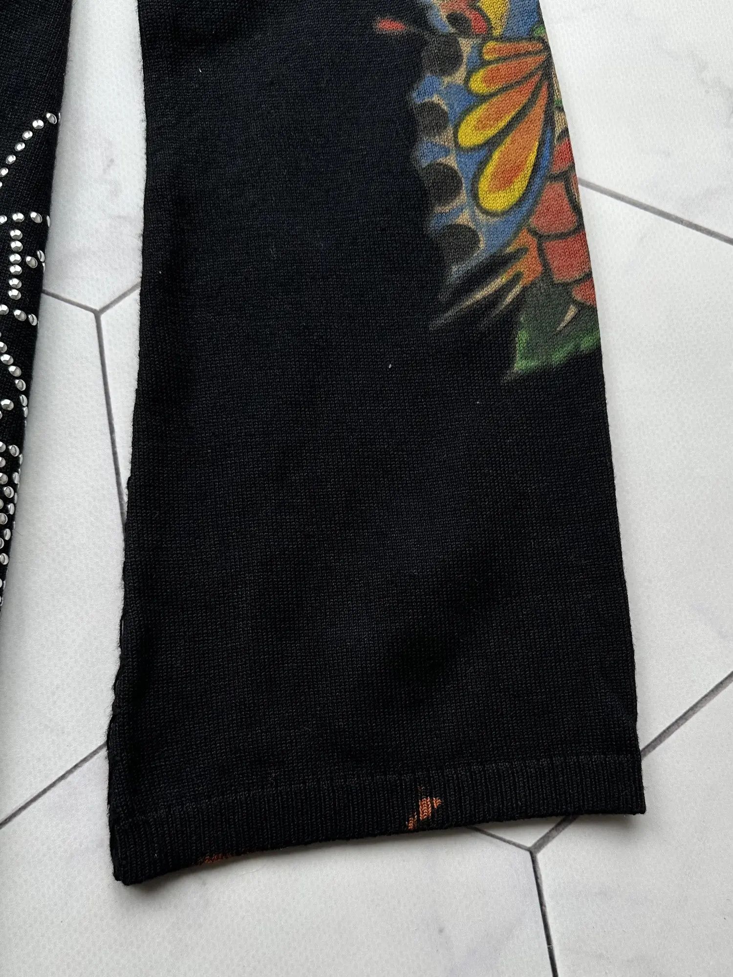 Christian Audigier Ed Hardy Vintage Hooded Dress (B72) Size S / US 4 / IT 40 - 4 Thumbnail