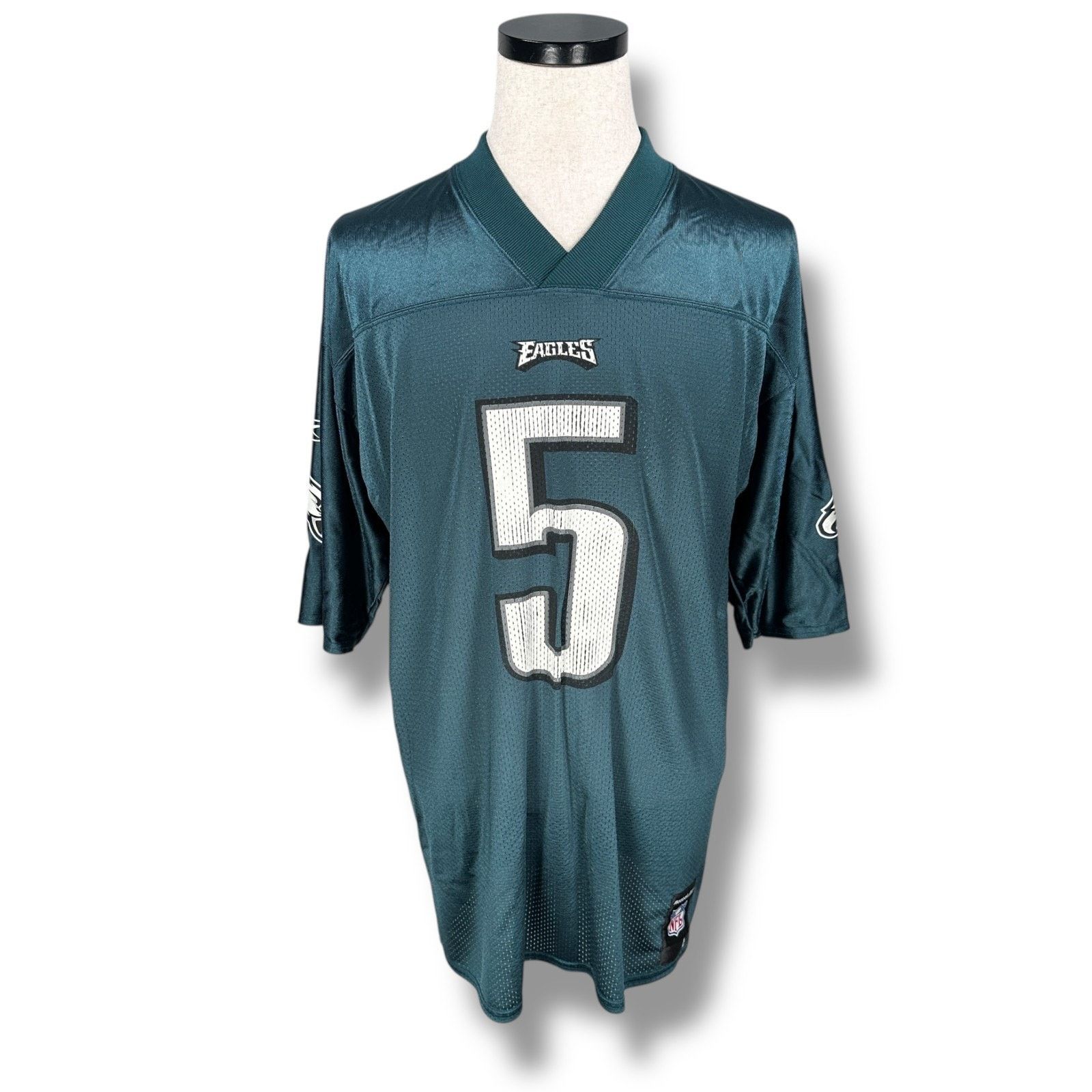 Reebok VTG Reebok NFL Philadelphia Eagles #5 Jersey Men Large Green Size US L / EU 52-54 / 3 - 1 Thumbnail