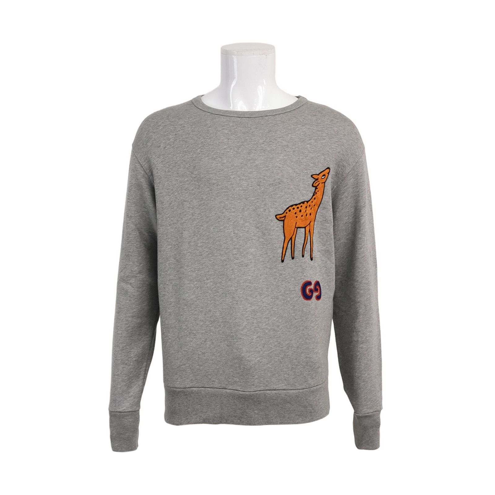 Gucci Gucci Giraffe Embroidery Sweatshirt S Size US S / EU 44-46 / 1 - 1 Thumbnail