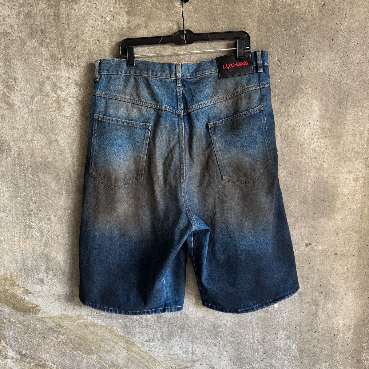 LUU DAN Lu'u Dan Kriss Kross Denim Shorts Size US 36 / EU 52 - 2 Thumbnail