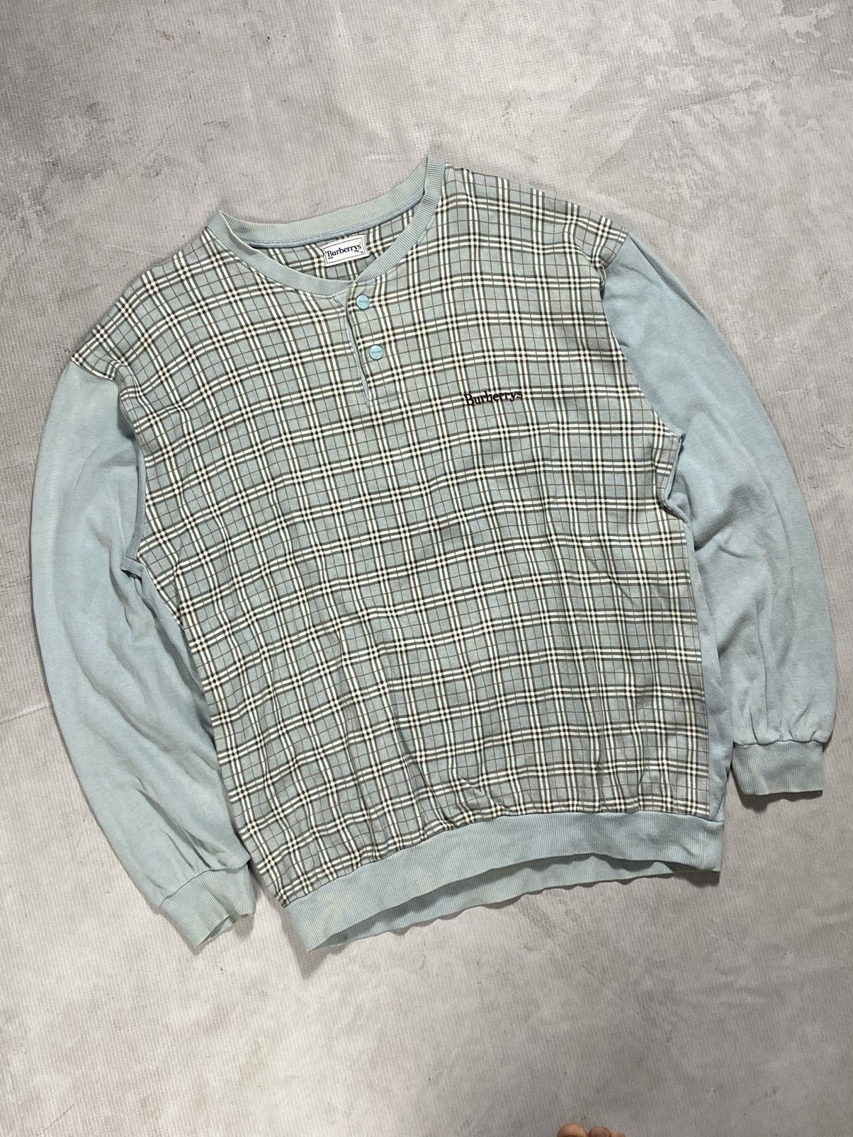 Burberry × Burberry Prorsum Vintage Burberry Nova Check Longsleeve Size US M / EU 48-50 / 2 - 5 Thumbnail