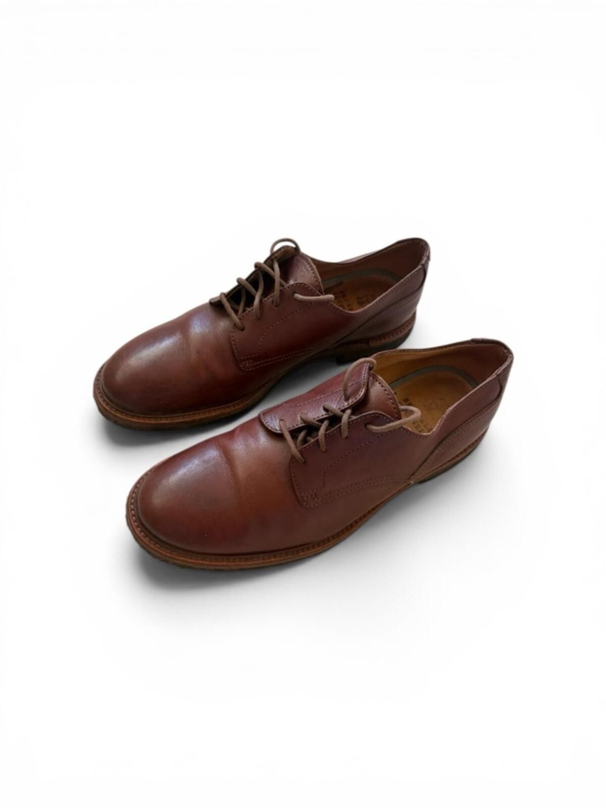 Brunello Cucinelli Brunello Cucinelli Made in Italy Men’s Brown Leather Shoes Size US 10 / EU 43 - 5 Thumbnail