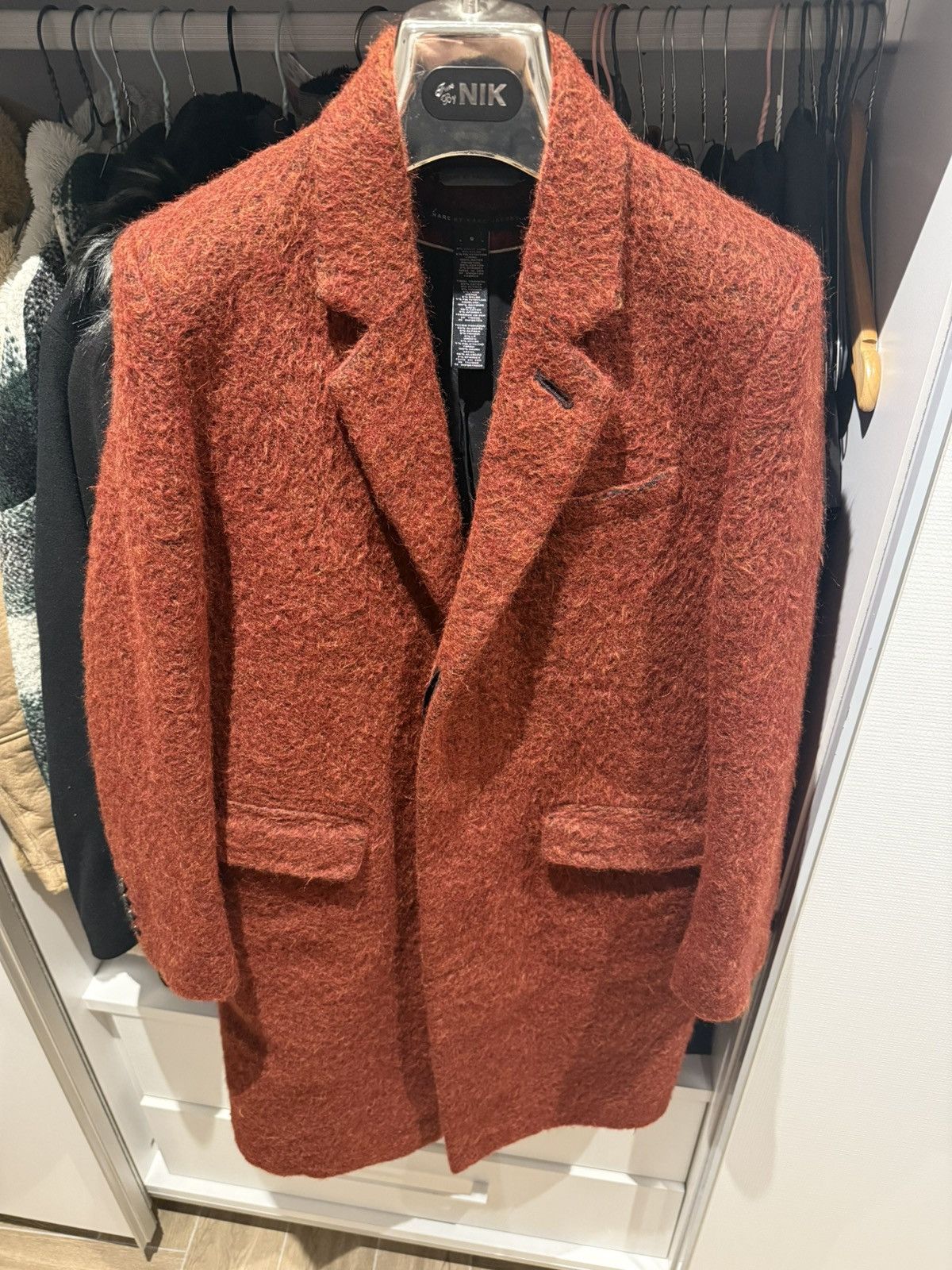 Marc by Marc Jacobs Marc Jacobs Rusty Mohair Chesterfield Long Coat Size US S / EU 44-46 / 1 - 2 Thumbnail