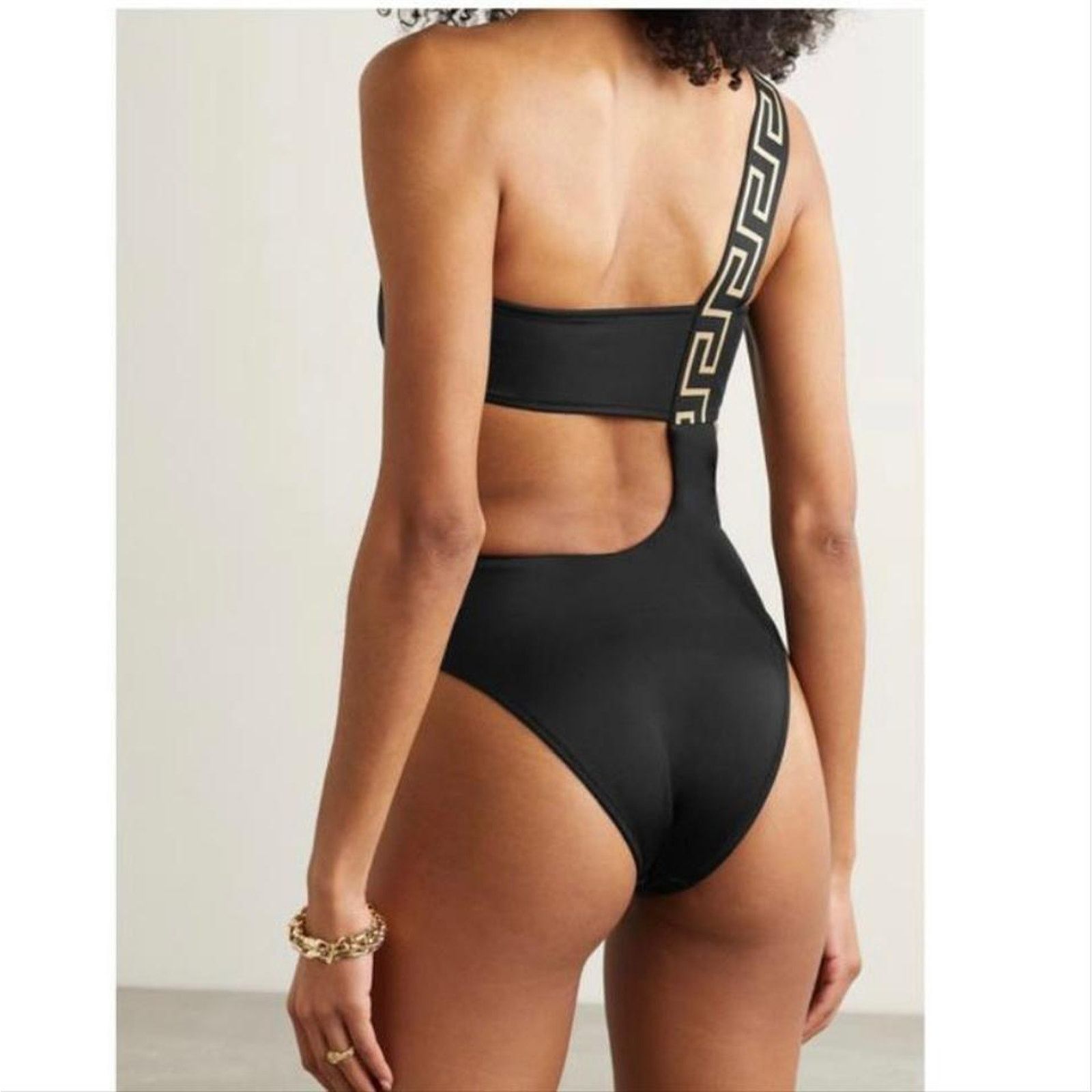 Versace Medusa Greca logo jacquard cutout swimsuit XS Size XS / US 0-2 / IT 36-38 - 3 Thumbnail