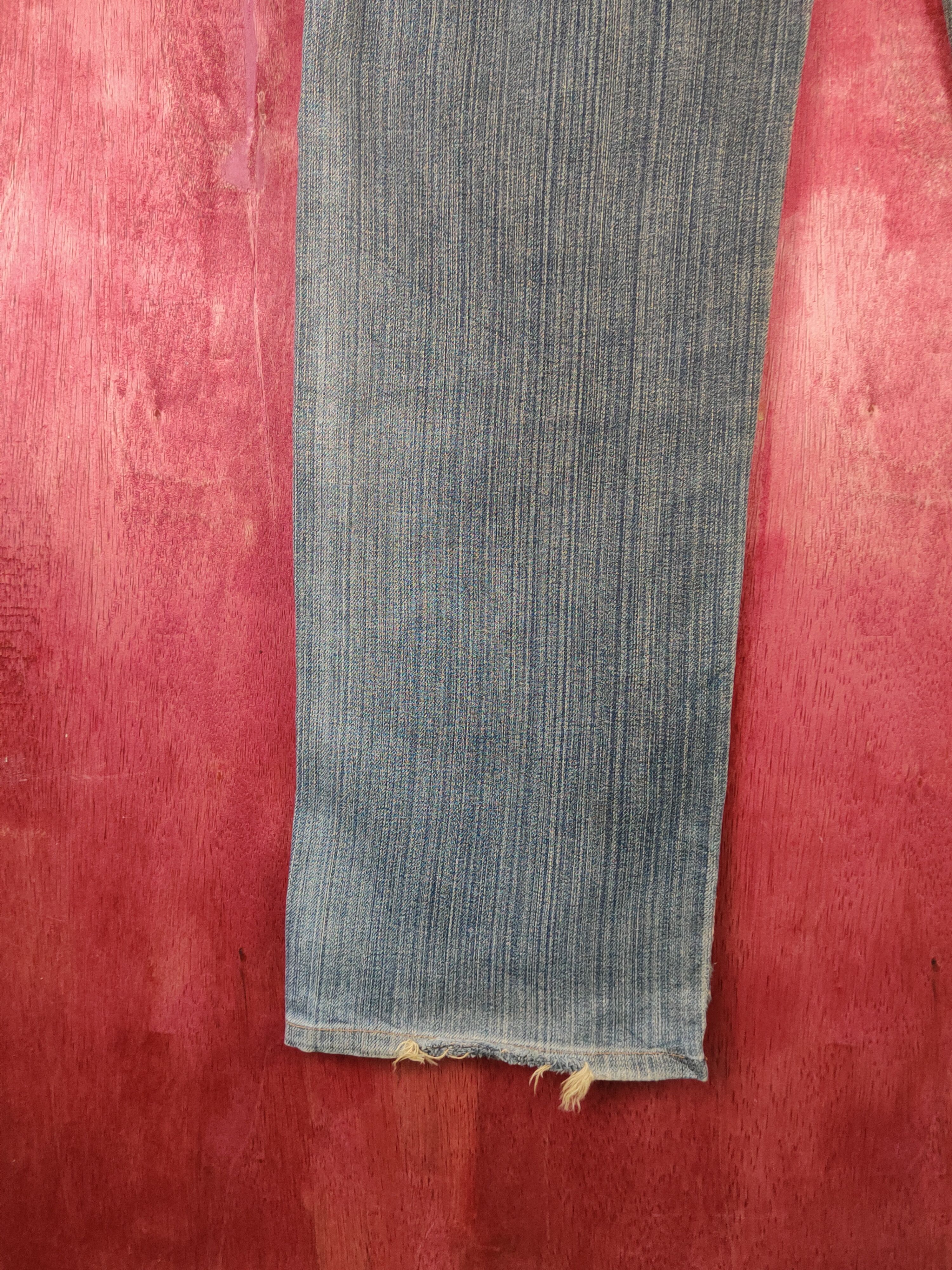 Edwin vintage Edwin Dark Blue Faded distressed Denim #S1605 Size US 30 / EU 46 - 9 Thumbnail