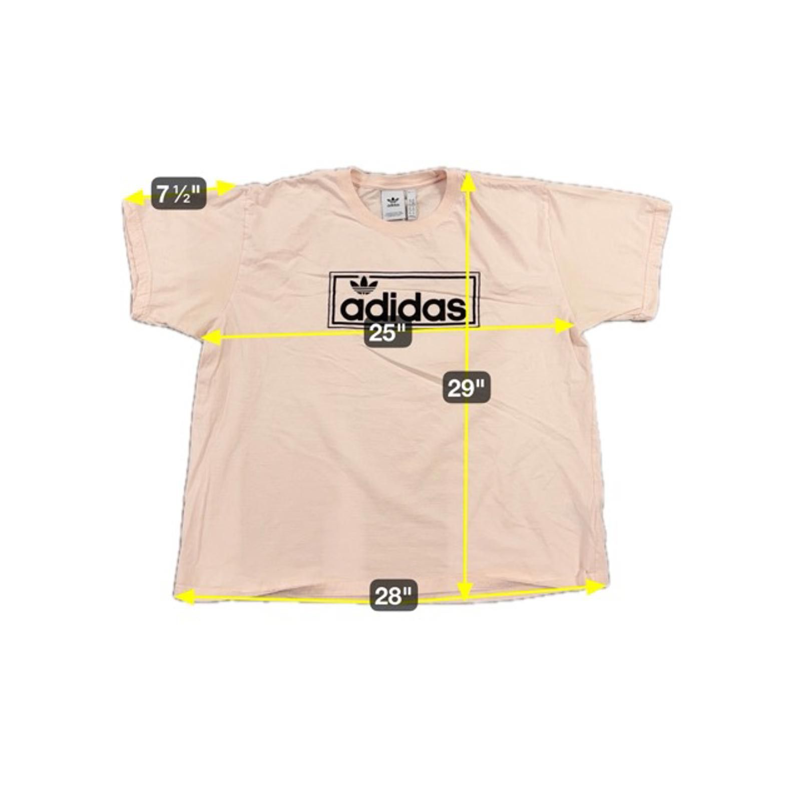 Adidas Vintage Style Adidas Trefoil Logo T-Shirt - Soft Pink - 2XL Size US XXL / EU 58 / 5 - 4 Thumbnail
