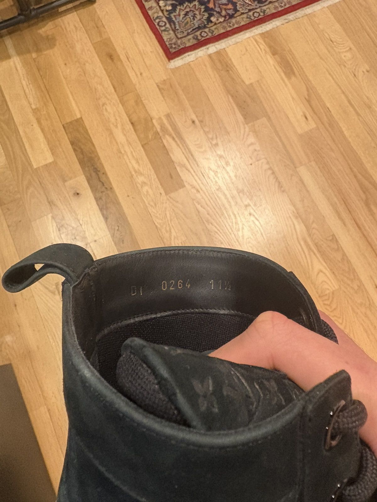 Louis Vuitton Louis Vuitton Suede Monogram Boots Black NB Size 11.5LV Size US 13 / EU 46 - 4 Thumbnail