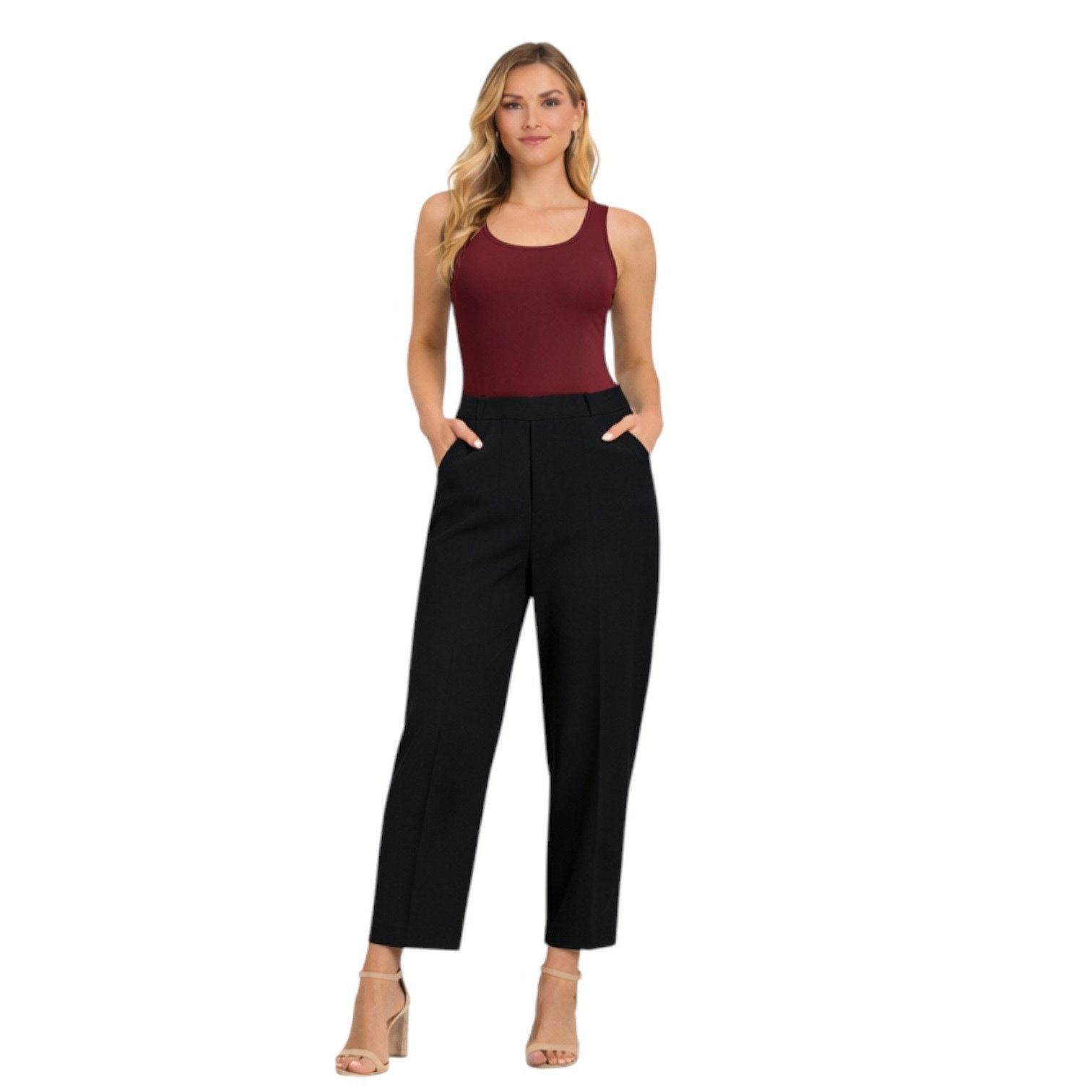 St. John St. John Black Pants | Size 12 Size 34" / US 12 / IT 48 - 6 Thumbnail