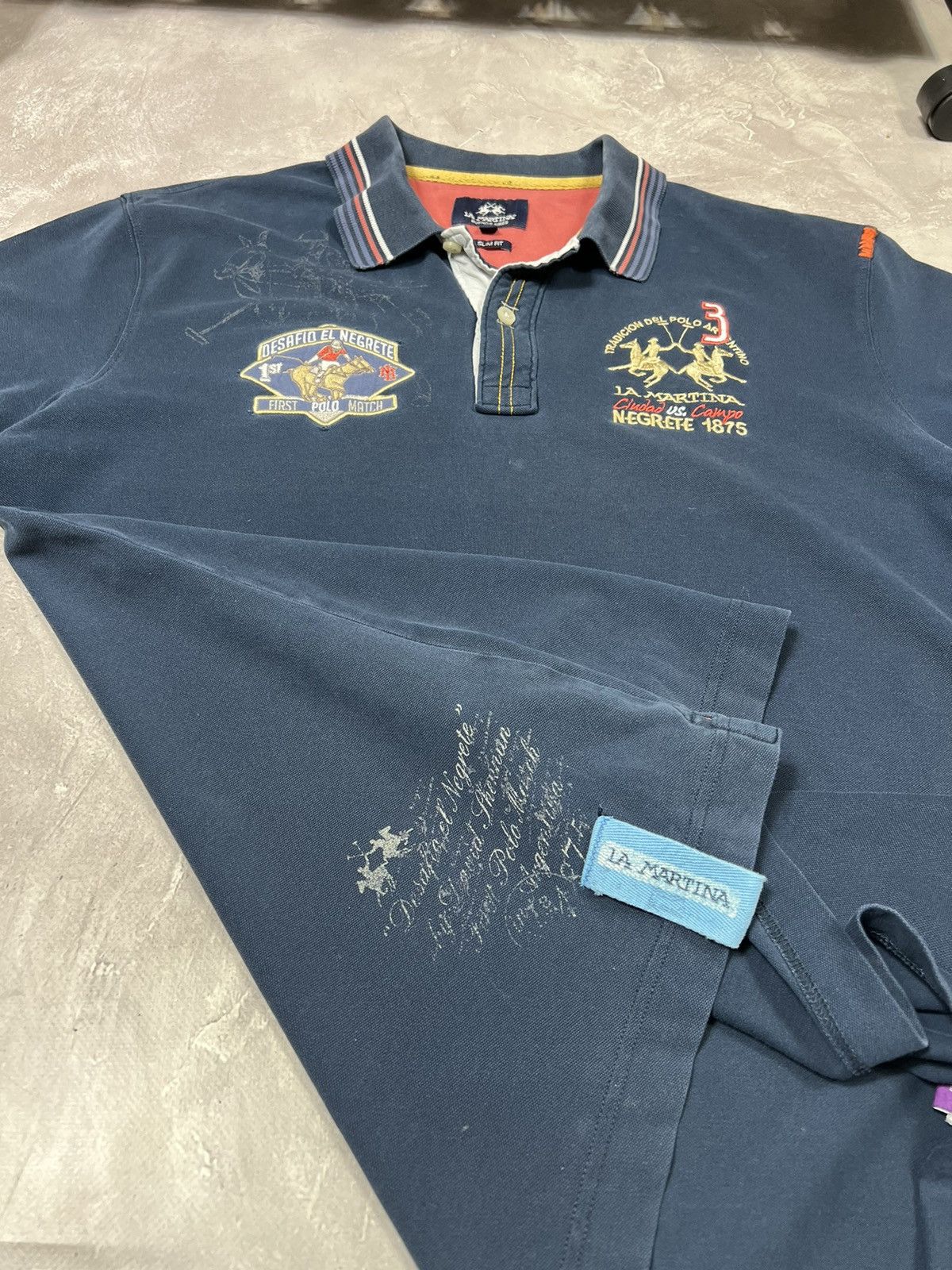 La Martina × Polo Ralph Lauren × Vintage Vintage La Martina 3 Y2k Polo Tee Size US XL / EU 56 / 4 - 10 Thumbnail