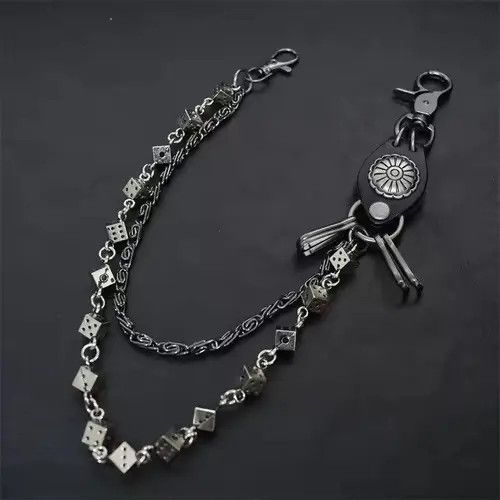 Jewelry Dice Chain Wallet Belt Chain Trousers Pants and jeans Size ONE SIZE - 6 Thumbnail
