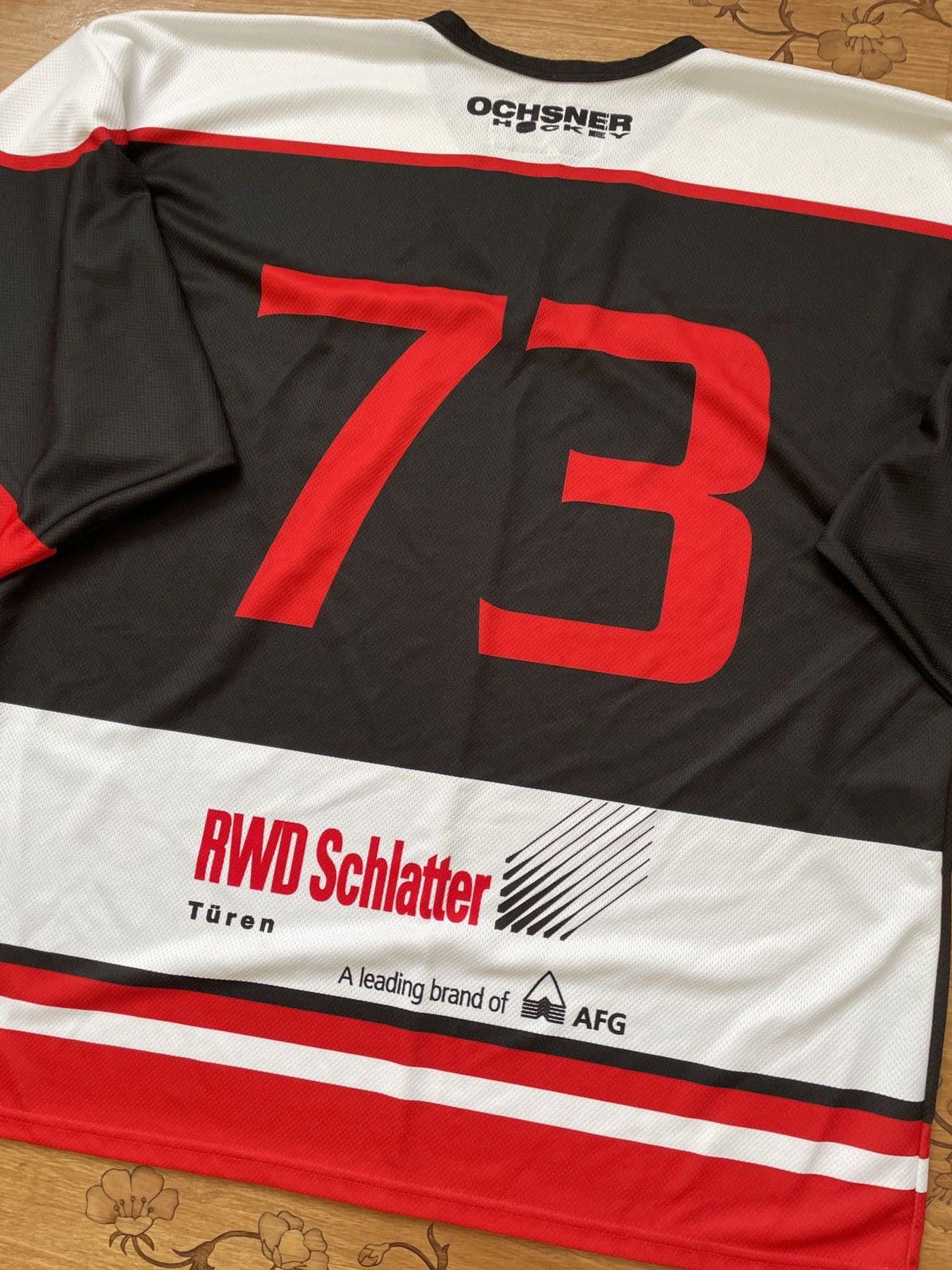 Other St.Gallen HC Eisbaren Ochsner #73 Euro hockey jersey Size US XL / EU 56 / 4 - 9 Thumbnail