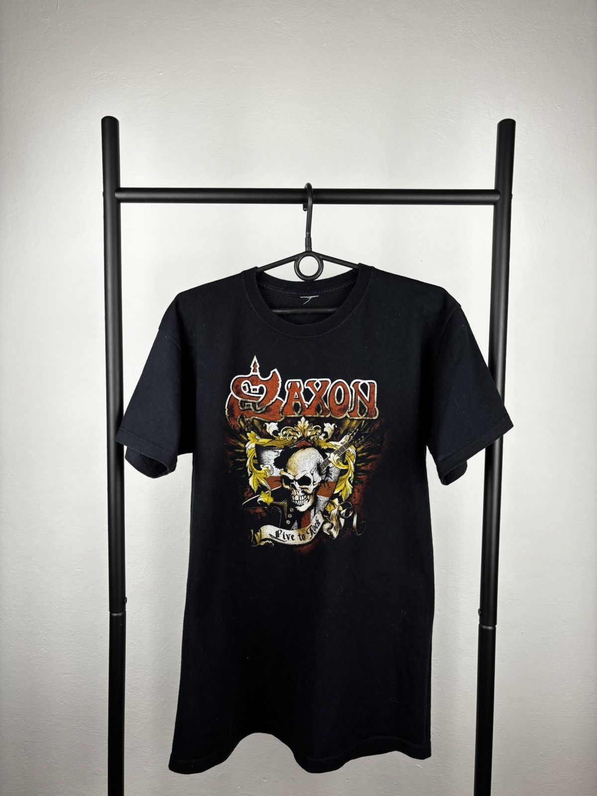 Band Tees × Vintage Saxon Live to Rock band tees Size US M / EU 48-50 / 2 - 1 Thumbnail