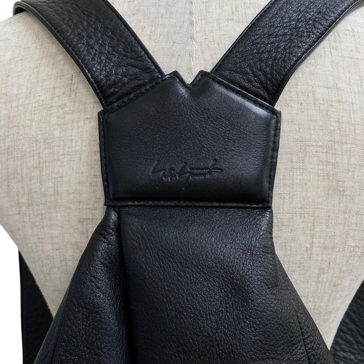 Yohji Yamamoto yohji yamamoto Y backpack (big) leather bag DA-I95-790 Size ONE SIZE - 5 Thumbnail