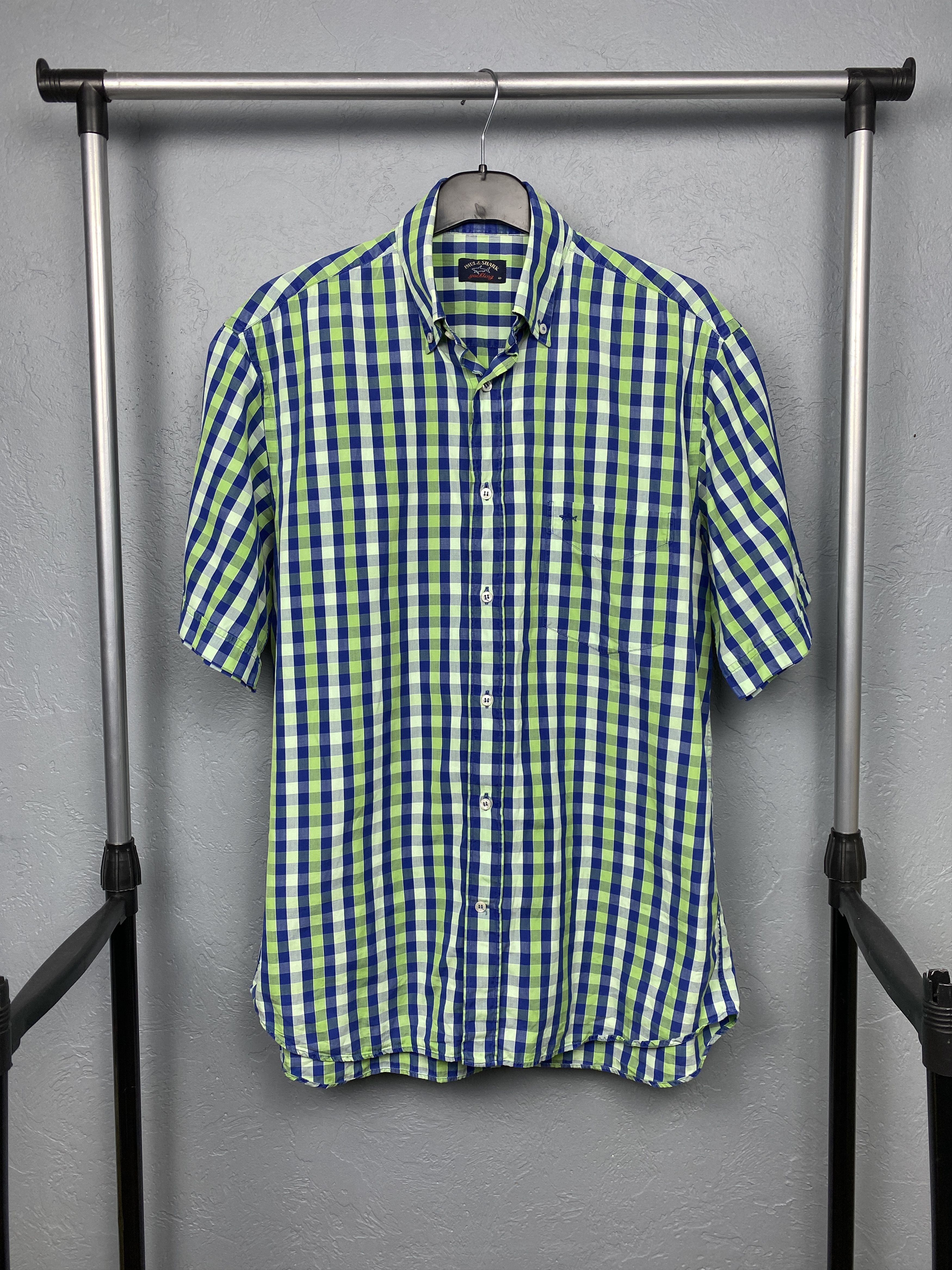 Paul & Shark Paul & Shark Vintage Mens Short Sleeve Shirt Size US L / EU 52-54 / 3 - 1 Thumbnail