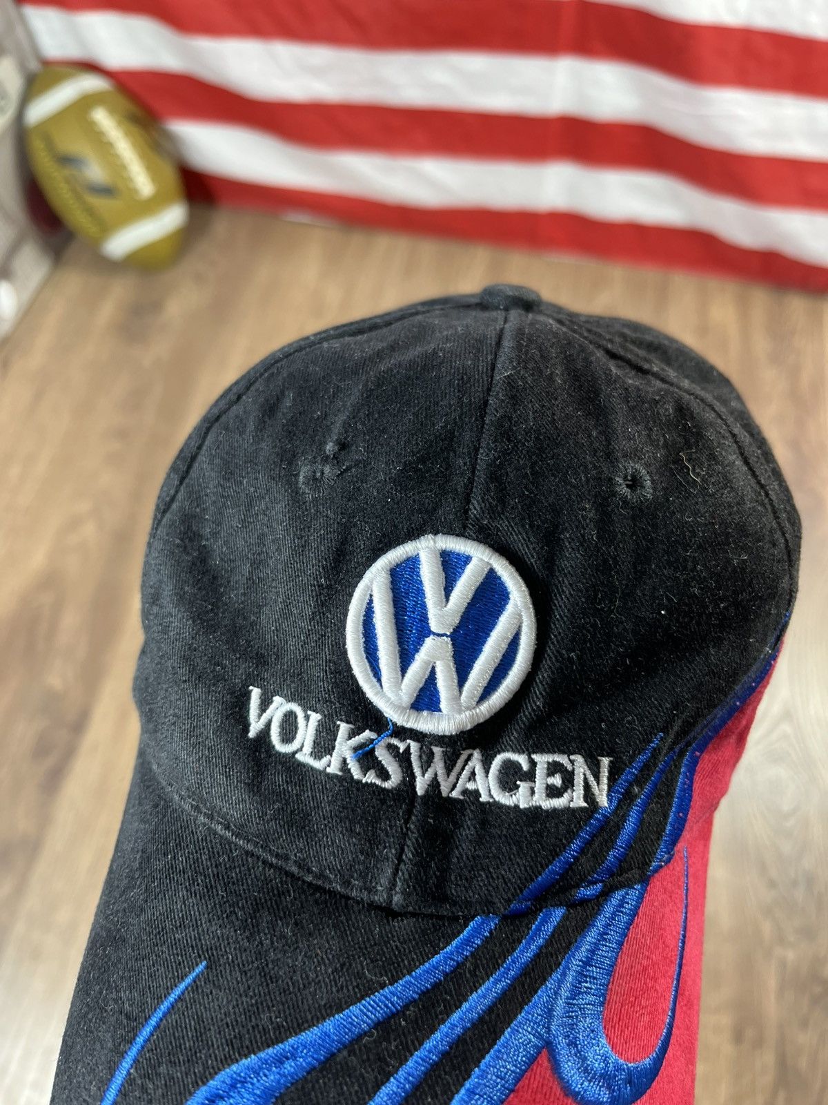 NASCAR × Vintage 00s Vintage Volkswagen Racing Cap Size ONE SIZE - 2 Thumbnail