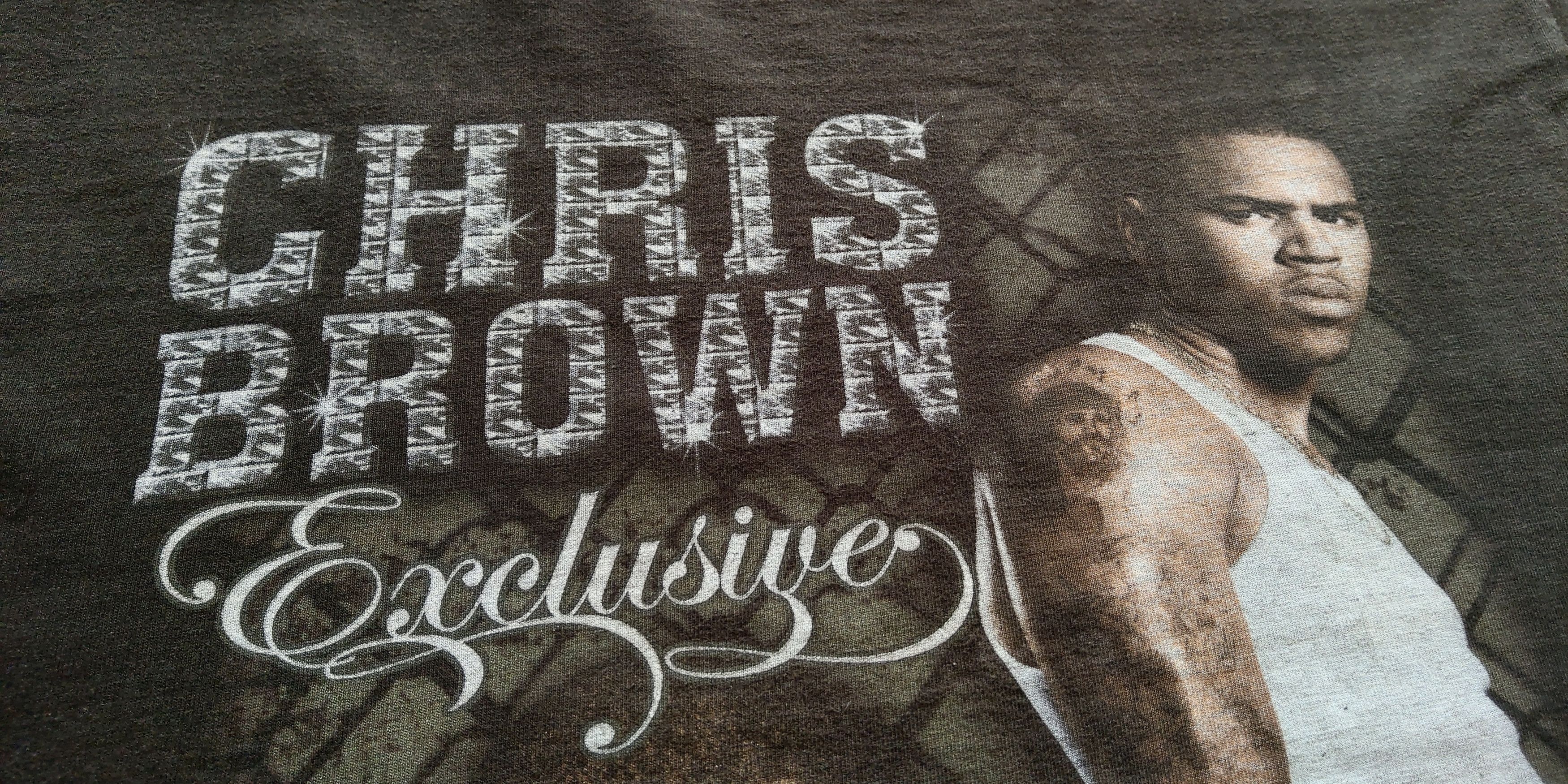 Band Tees Chris Brown 2007 Exclusive Tour Shirt Rare! Size US M / EU 48-50 / 2 - 4 Thumbnail