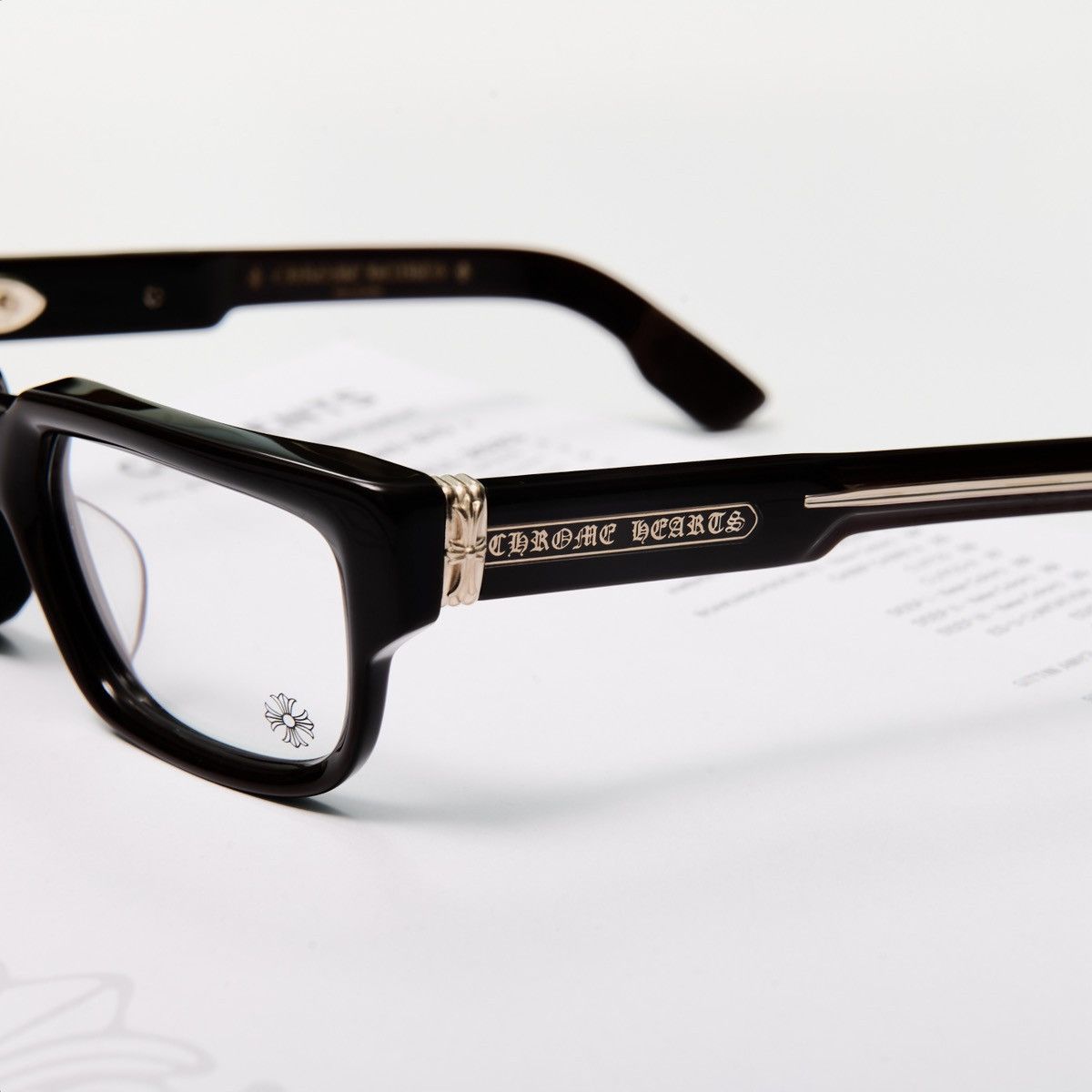 Chrome Hearts CHROME HEARTS 2 THICK CLASSIC BROWN GLASSES Size ONE SIZE - 3 Thumbnail