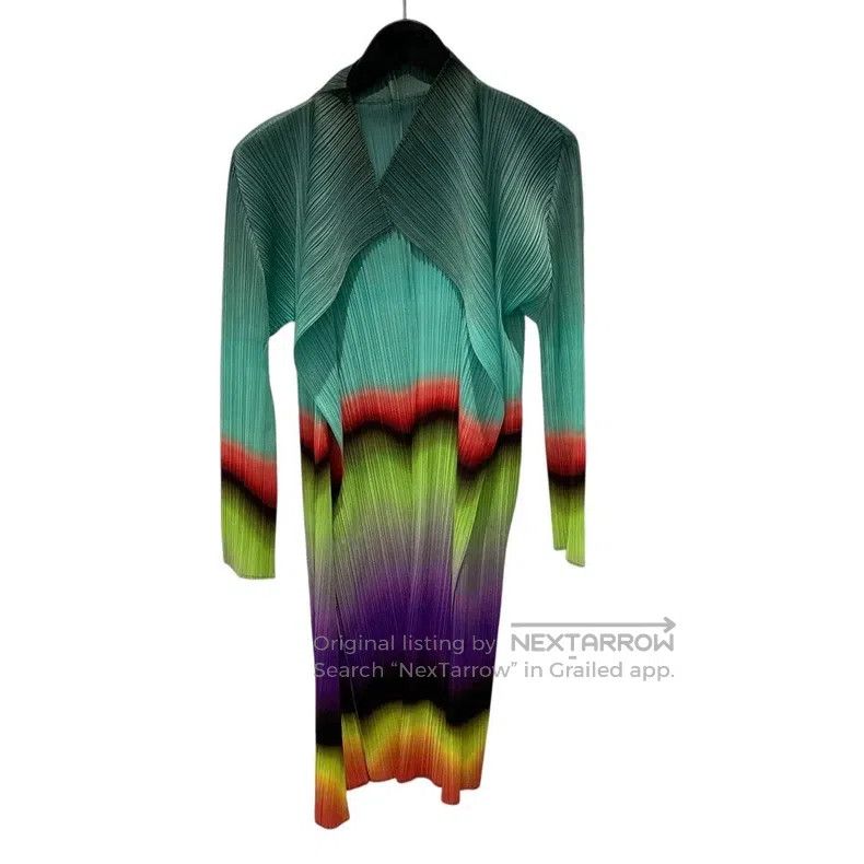 Issey Miyake Issey Miyake Aurora Gradient Coat Size L / US 10 / IT 46 - 1 Thumbnail
