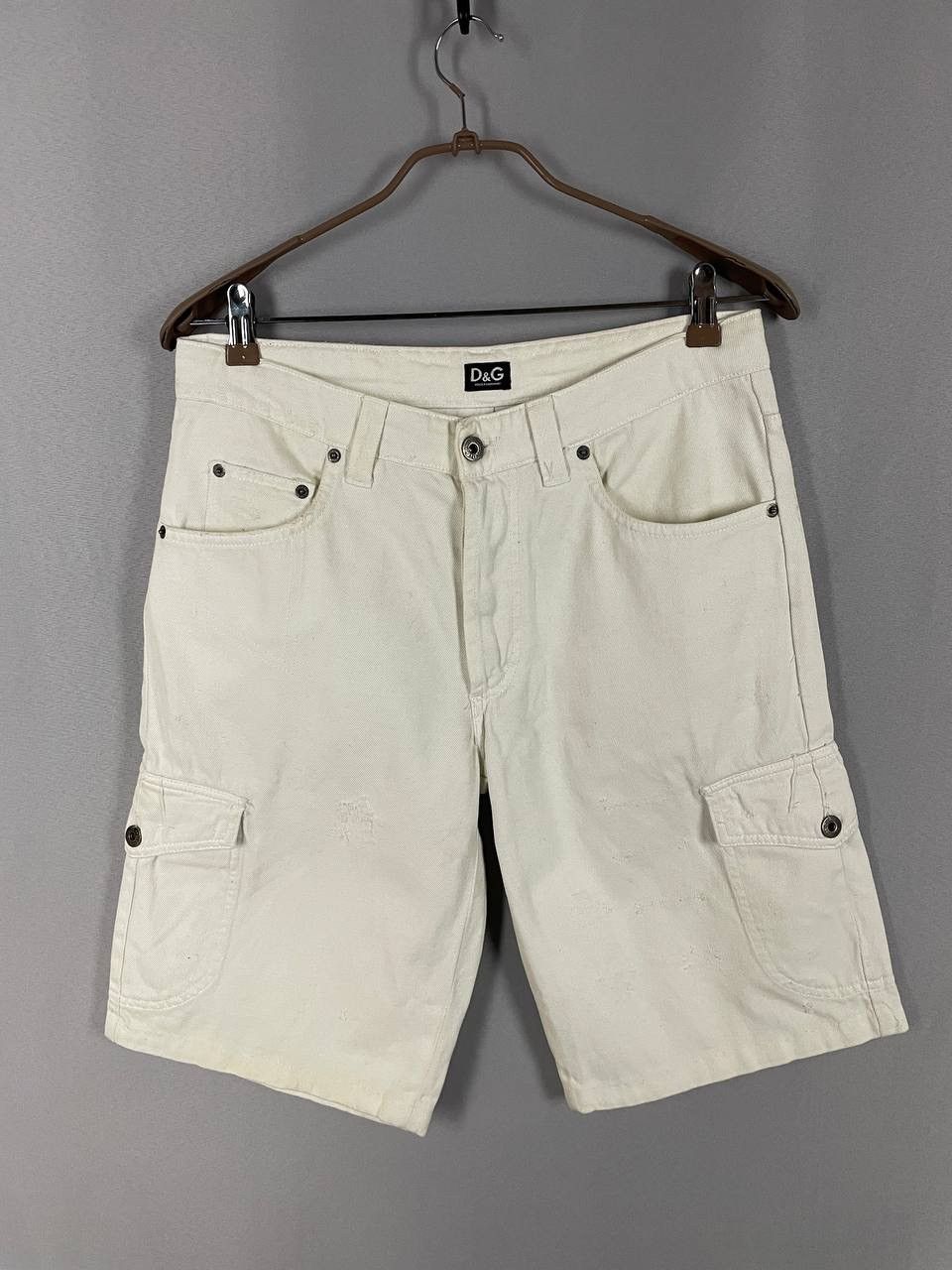Dolce & Gabbana Dolce&Gabbana Shorts Denim White Size US 33 - 3 Thumbnail