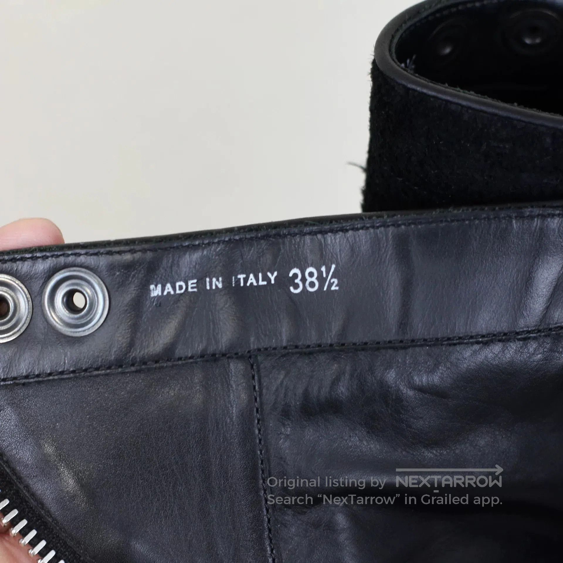Rick Owens Rick Owens Black Suede Military Boots. Size US 7.5 / IT 37.5 - 7 Thumbnail