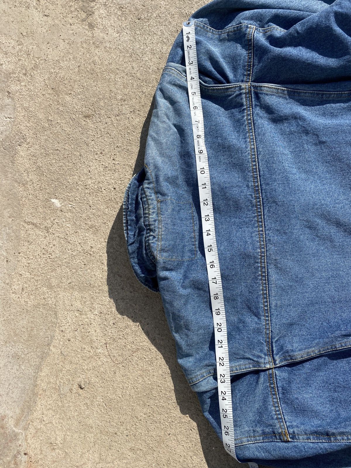 Vintage Vintage Y2k Denim Oversized Jacket Size US L / EU 52-54 / 3 - 15 Thumbnail