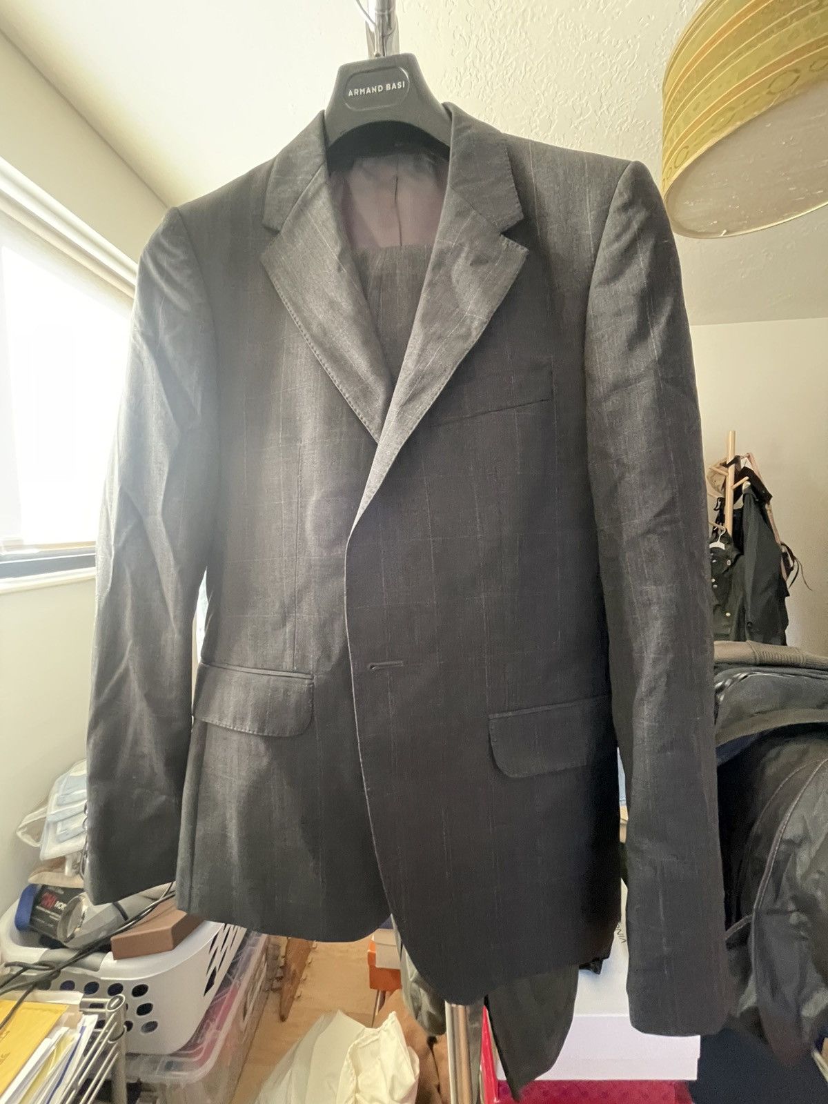 Designer Armand Basi Barcelona men’s suit 48 Size 48R - 10 Thumbnail