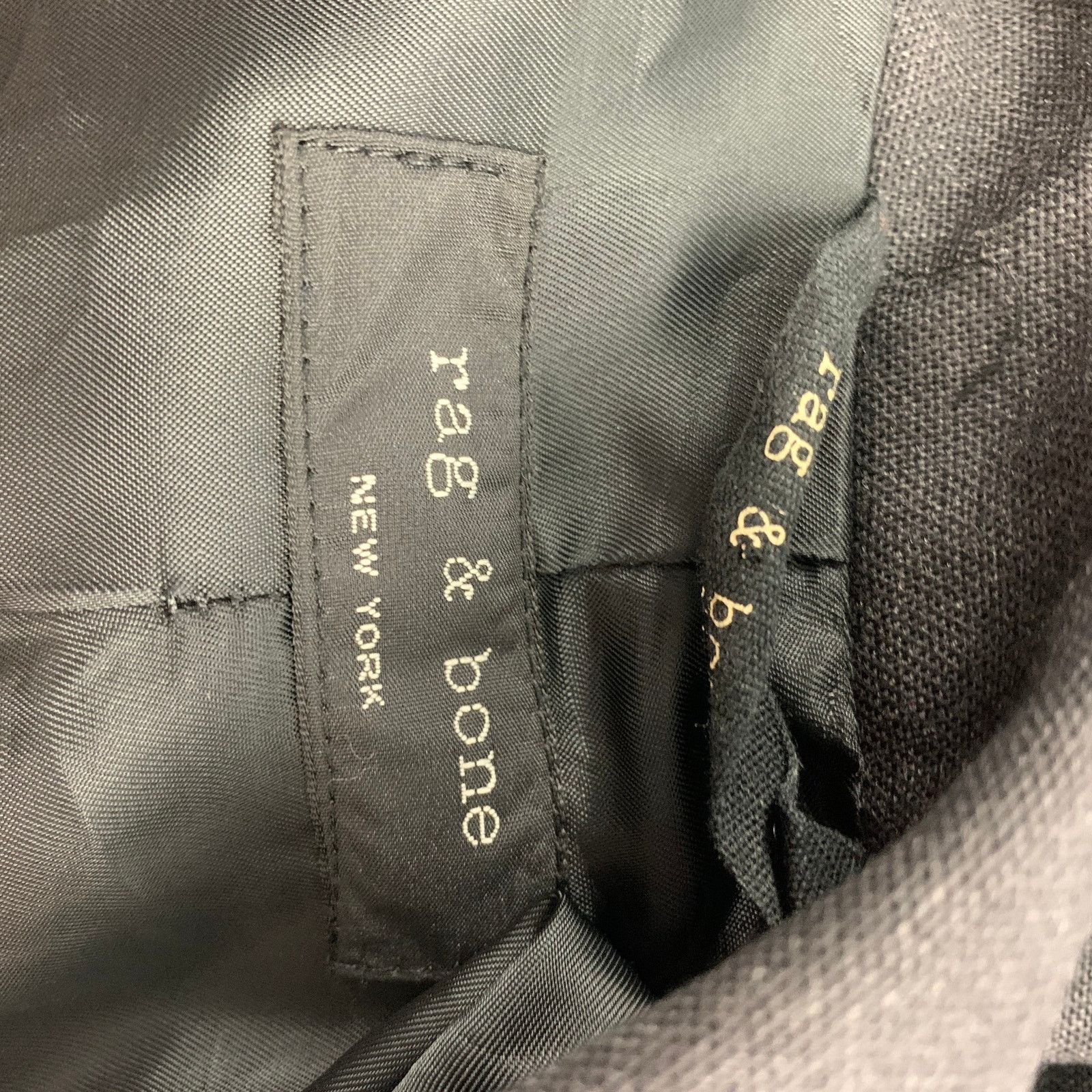 Rag & Bone RAG & BONE Size 40 Charcoal Wool Notch Lapel Sport Coat Size 40R - 7 Thumbnail