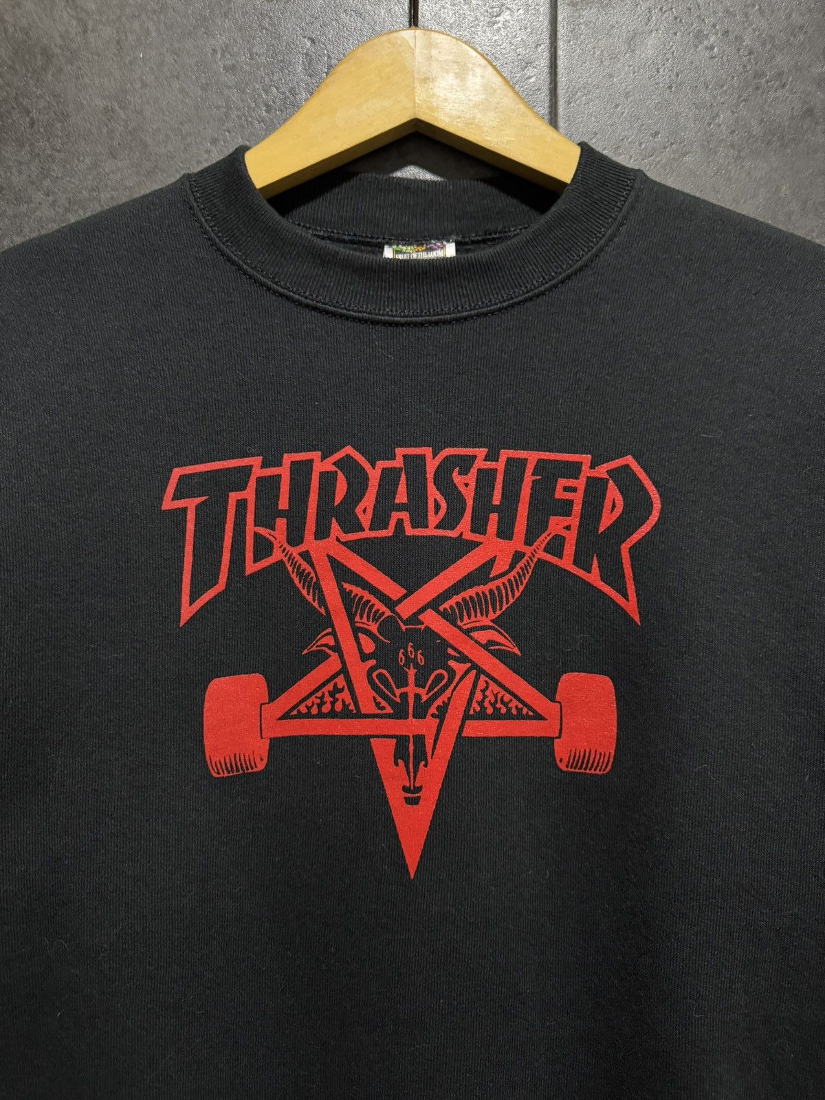 Thrasher Vintage 90s Thrasher Skateboard Goat Size US M / EU 48-50 / 2 - 2 Thumbnail