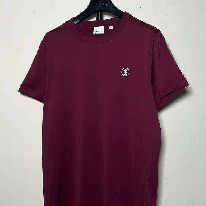 Burberry Burberry Men's Fuchsia Cotton T-Shirt Size US L / EU 52-54 / 3 - 1 Thumbnail