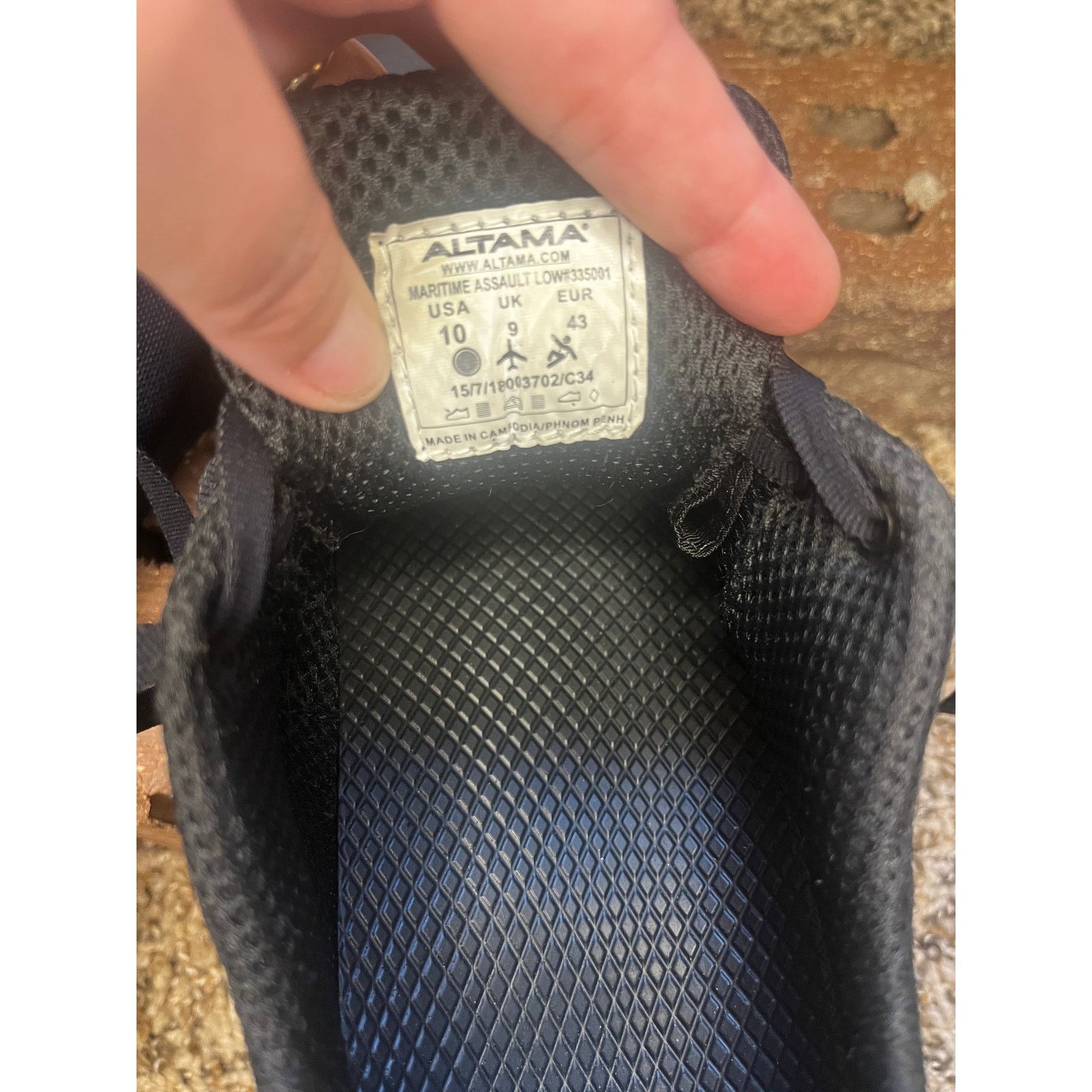 Altama Altama Maritime Low Canvas Lifestyle Sneakers Black Men's 10 Size US 10 / EU 43 - 8 Thumbnail