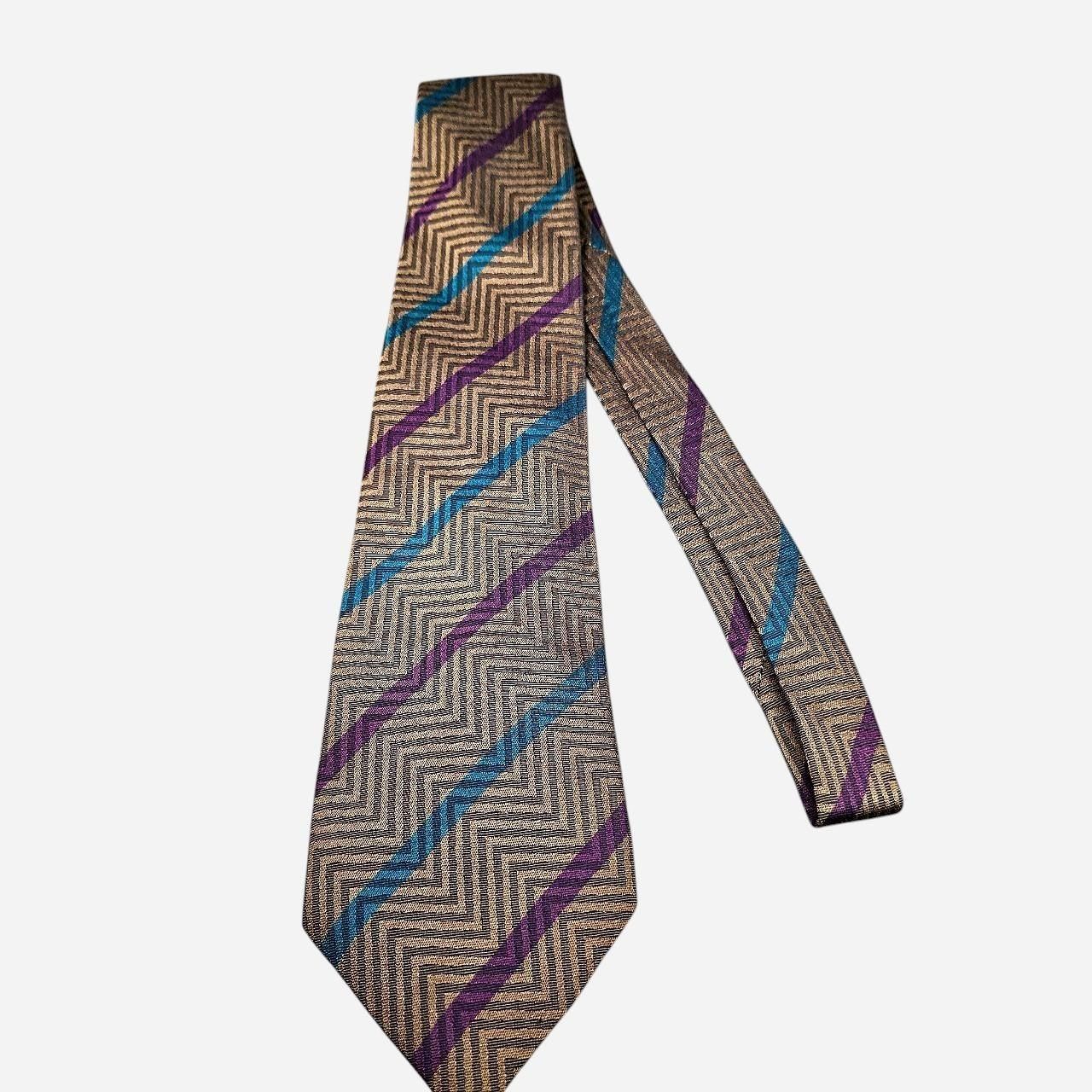 Fendi Fendi Silk Neck Tie Made in Italy Size ONE SIZE - 1 Thumbnail
