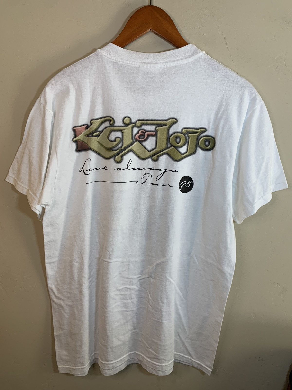 Band Tees × Rap Tees × Vintage *RARE* Vintage DS 1998 K-Ci & JoJo Love Always Tour T-Shirt Size US M / EU 48-50 / 2 - 2 Thumbnail