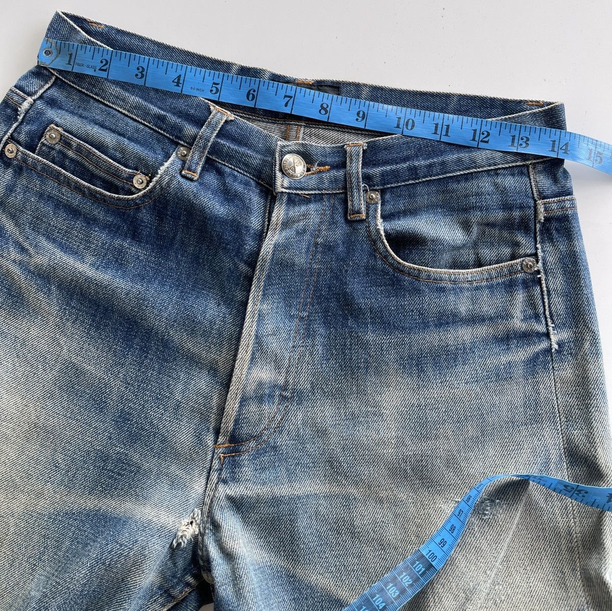 A.P.C. THRASHED❗️A.P.C DISTRESSED SELVEDGE DENIM Size US 28 / EU 44 - 17 Thumbnail