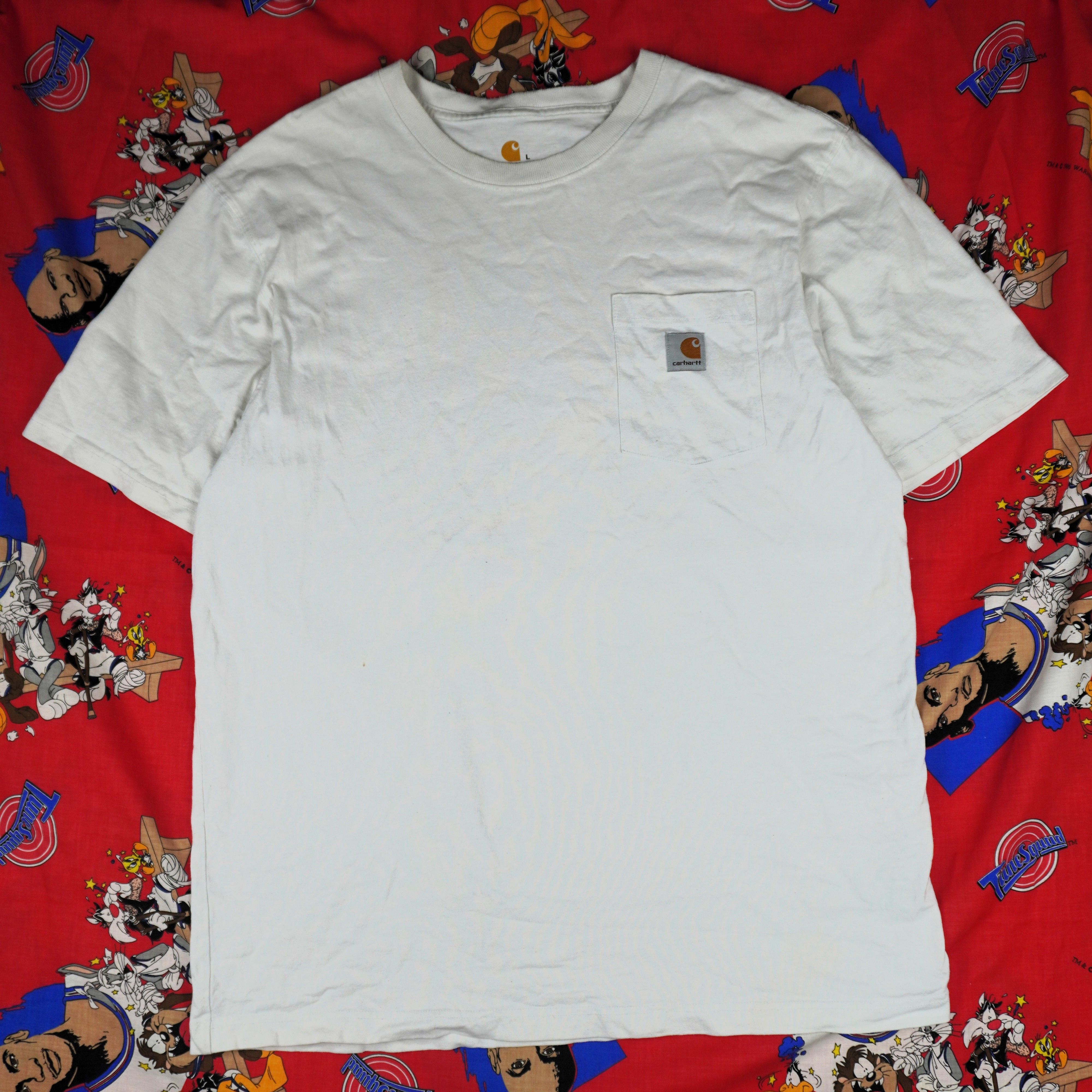 Carhartt carhartt single pocket tee white mens Size US L / EU 52-54 / 3 - 1 Thumbnail