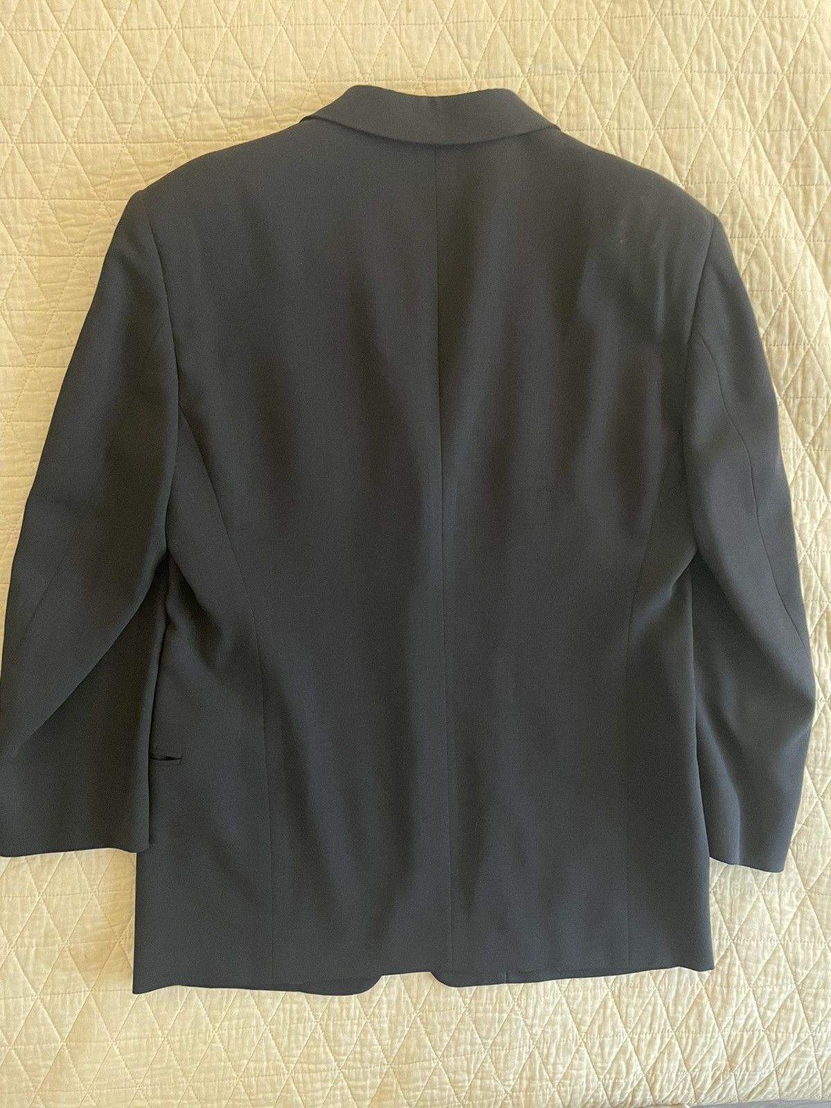 Giorgio Armani × Vintage 3-Button Wool Crepe Jacket Size 38R - 10 Thumbnail
