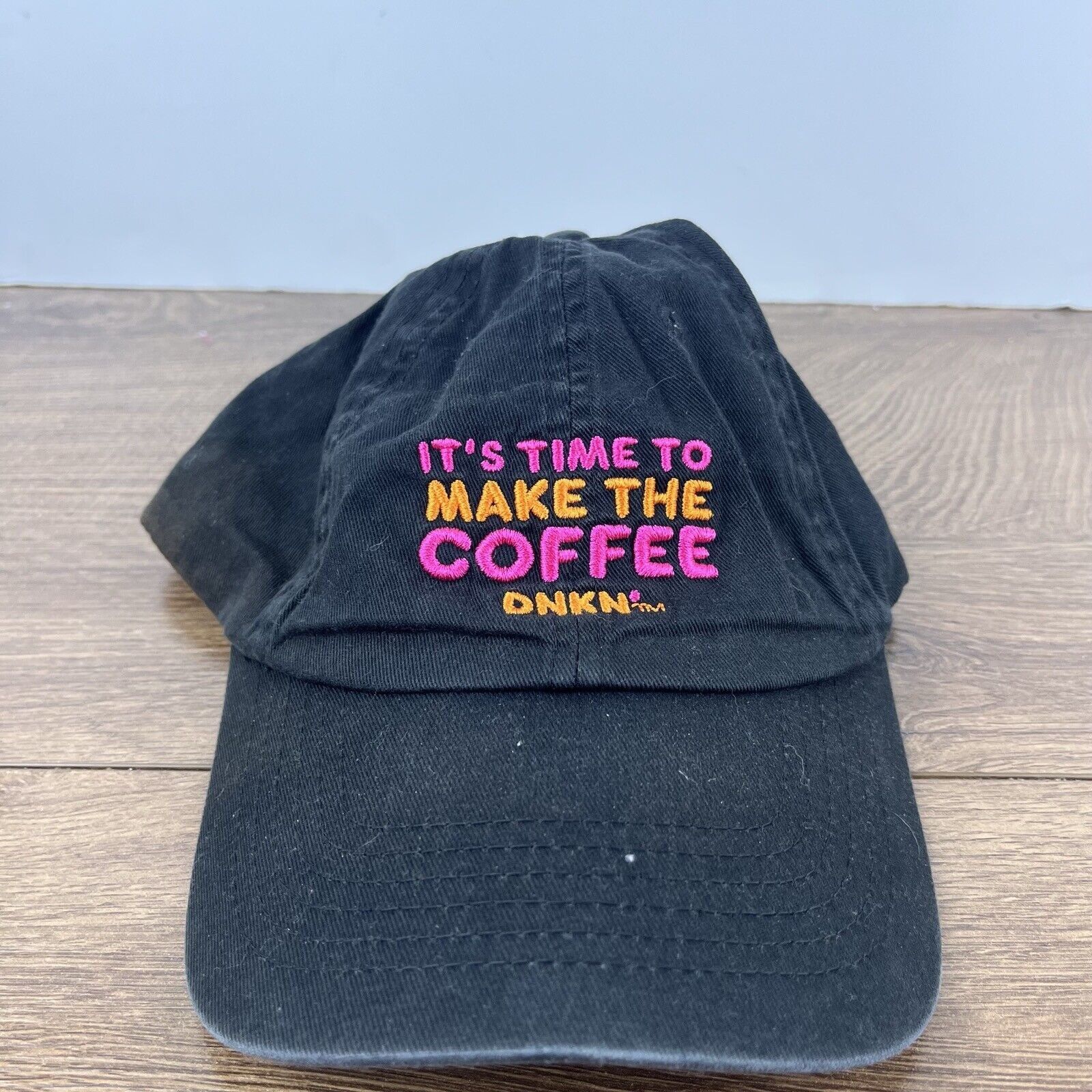 Other Dunkin' Donuts Hat Time to Make Coffee Black Adjustable Hat Size ONE SIZE - 3 Thumbnail