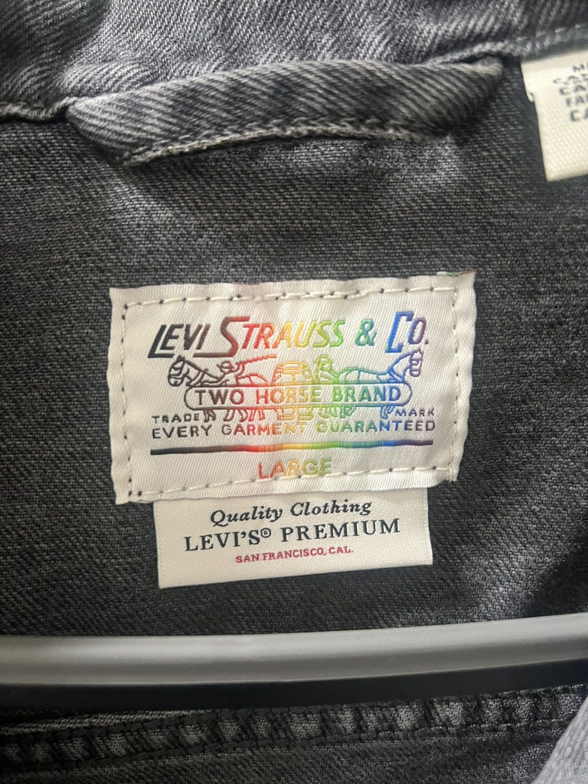 Levi's Levis’s Limited Edition “Radical Love” Denim Jacket Size US L / EU 52-54 / 3 - 5 Thumbnail