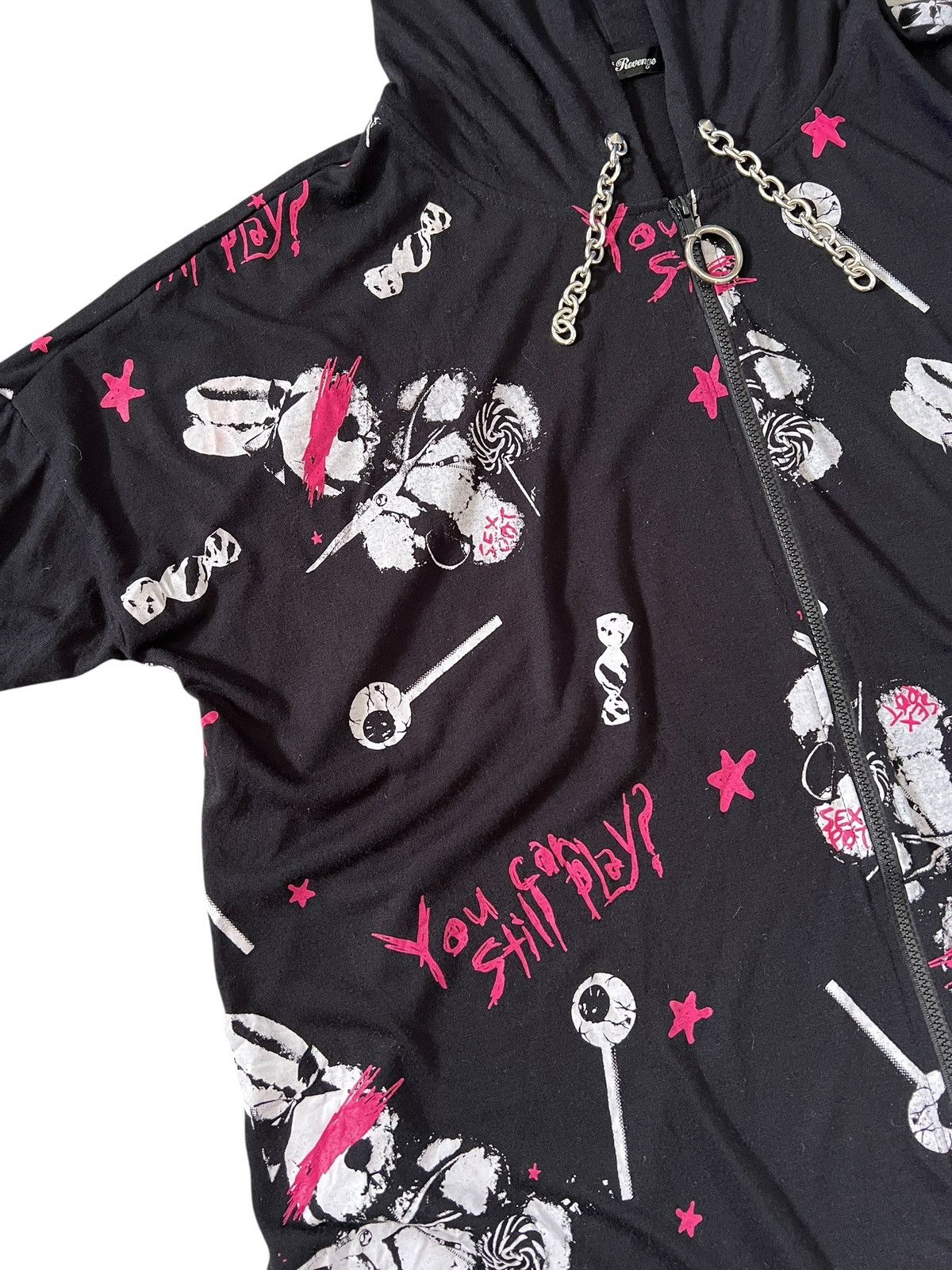Sex Pot ReVeNGe Sex Pot Revenge ‘Killer Bunny” Oversized Long Chains Hoodie Size L / US 10 / IT 46 - 5 Thumbnail