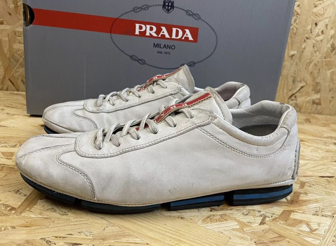 Prada Prada sneakers size 8 US white Size US 8 / EU 41 - 5 Thumbnail