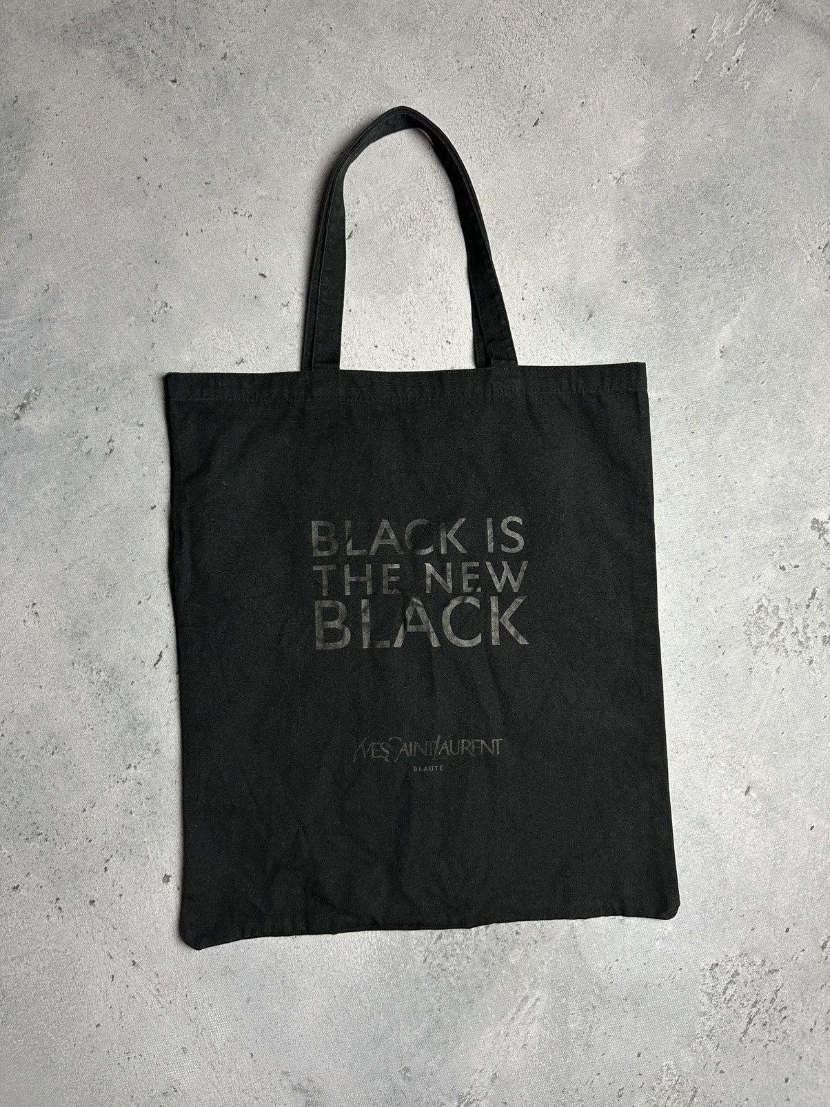 Yves Saint Laurent Yves Saint Laurent Beauty Shopper Bag Black y2k Italy YSL Size ONE SIZE - 2 Thumbnail