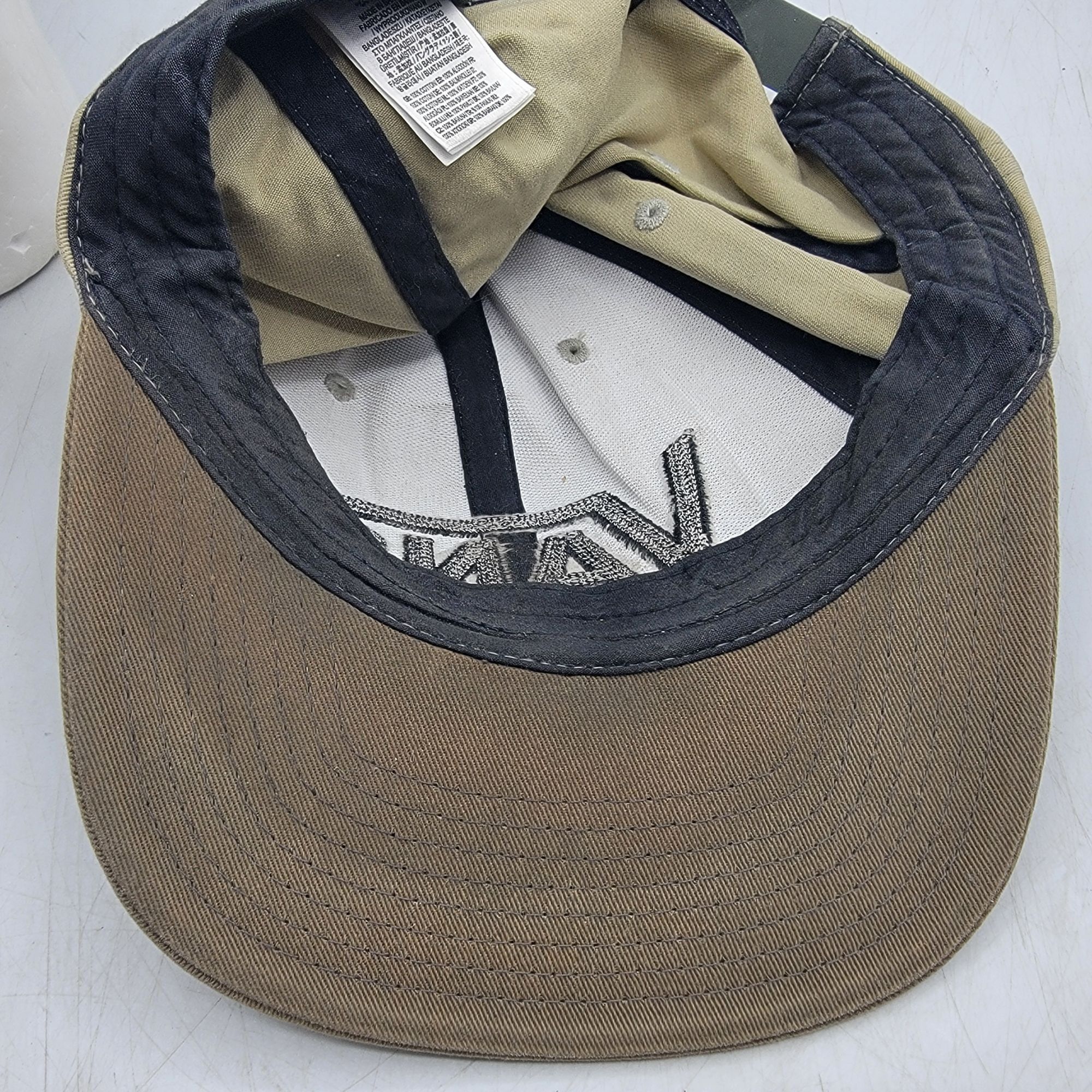 Vans VANS Drop V II Beige Snapback Hat Casual Outdoors Adjustable Size ONE SIZE - 7 Thumbnail