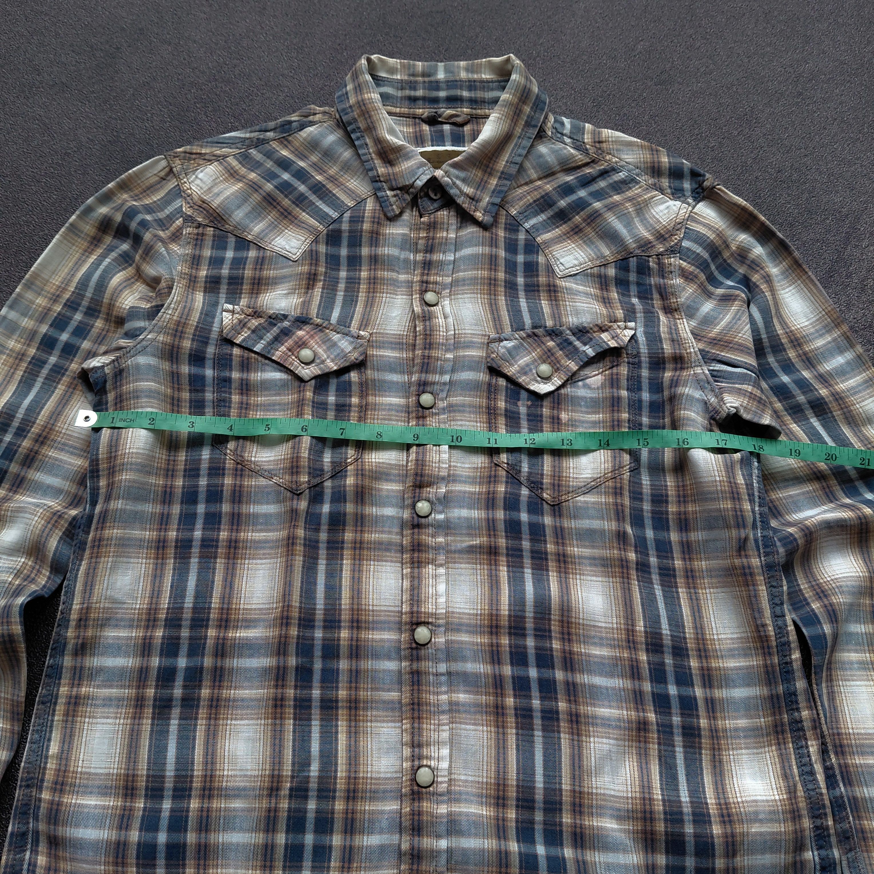 GOA GOA Stone Buttons Flanel Shirt Size US M / EU 48-50 / 2 - 8 Thumbnail
