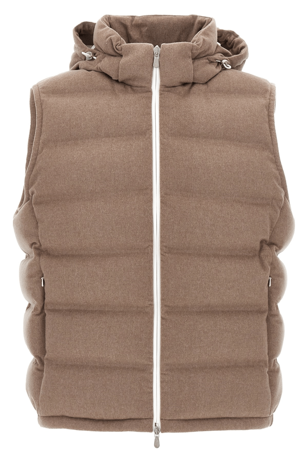 Brunello Cucinelli BRUNELLO CUCINELLI Beige Wool Vest New & Authentic Size US XL / EU 56 / 4 - 3 Thumbnail