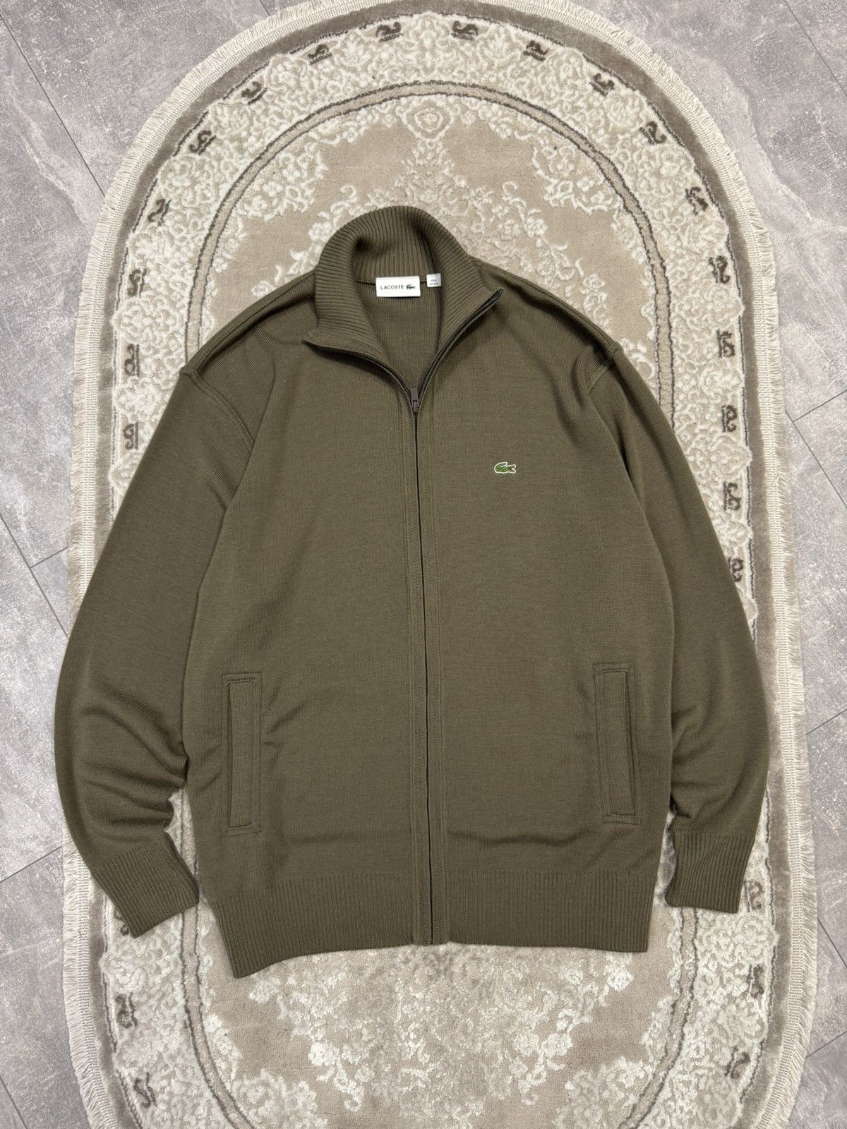 Lacoste 🐊 Vintage Lacoste 1/3 Zip Sweatshirt Hoodie Y2K Size US XXL / EU 58 / 5 - 1 Thumbnail
