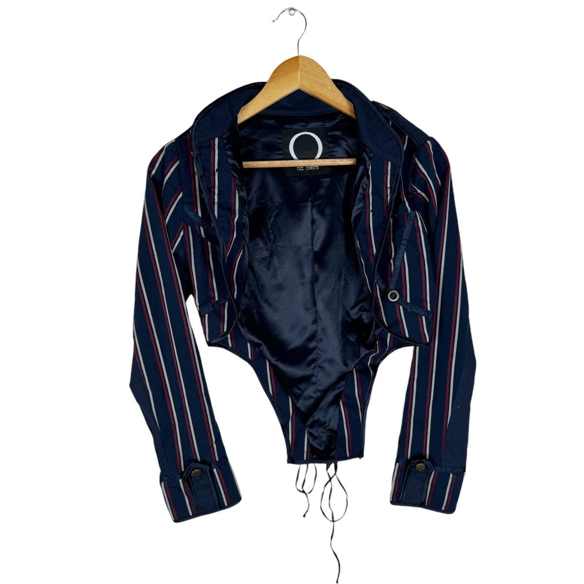 If Six Was Nine ☀️OZZ ONESTE STRIPED ROBE CROPPED JACKET Size S / US 4 / IT 40 - 9 Thumbnail