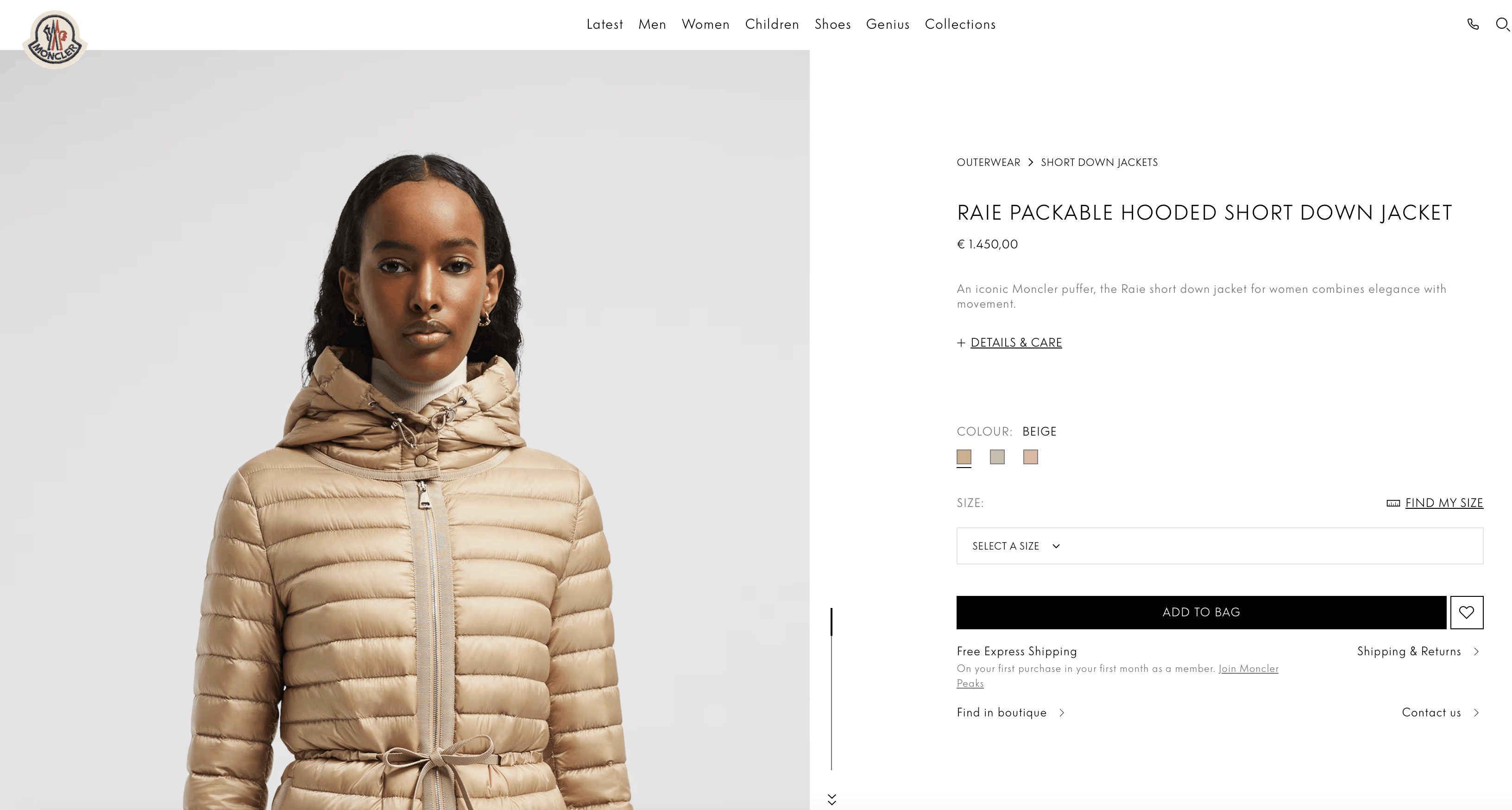 Moncler moncler raie puffer hooded jacket Size M / US 6-8 / IT 42-44 - 2 Thumbnail